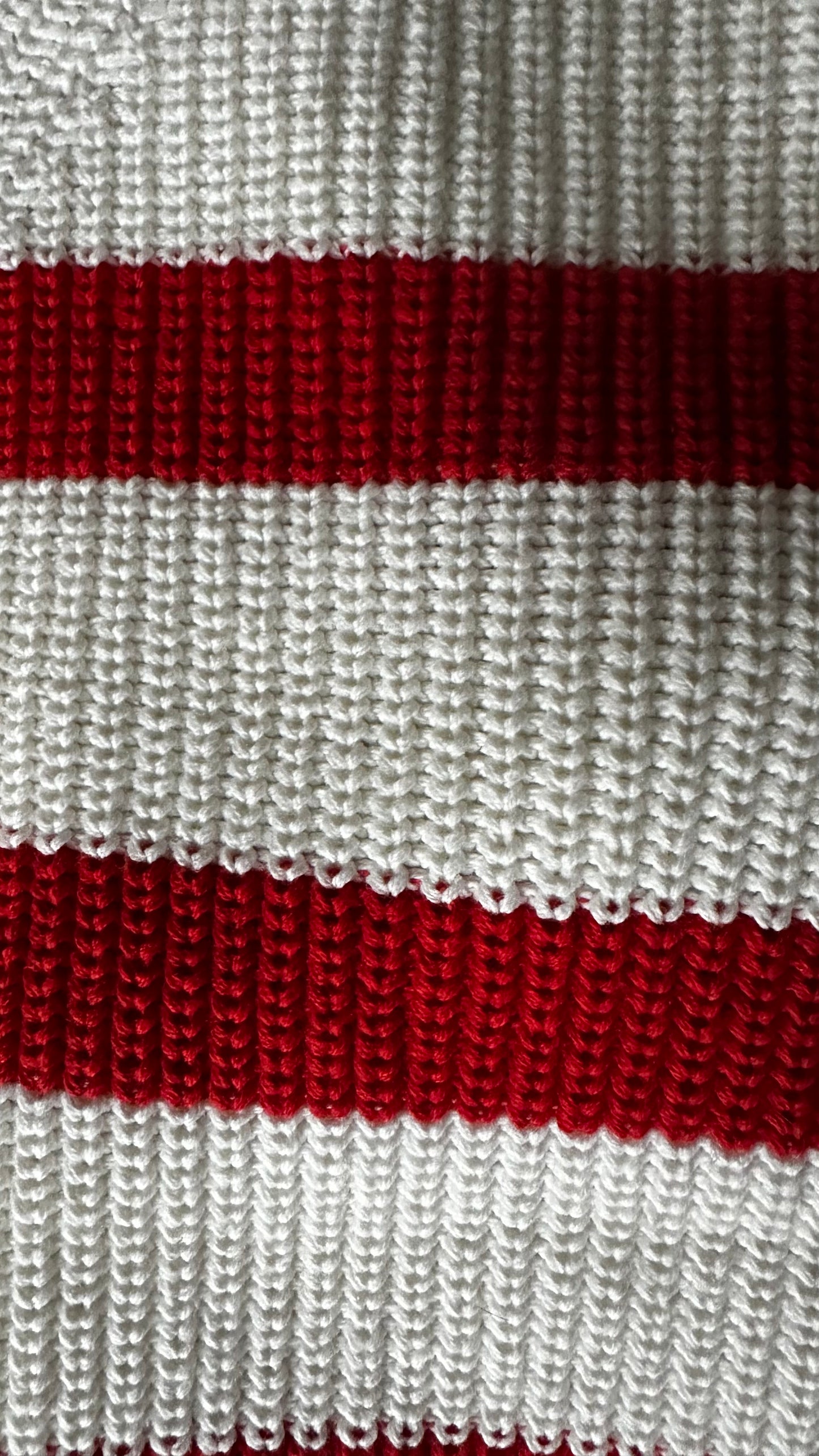 Selected Femme @ Anthropologie red white stripe knitted top jumper medium UK 12 vgc