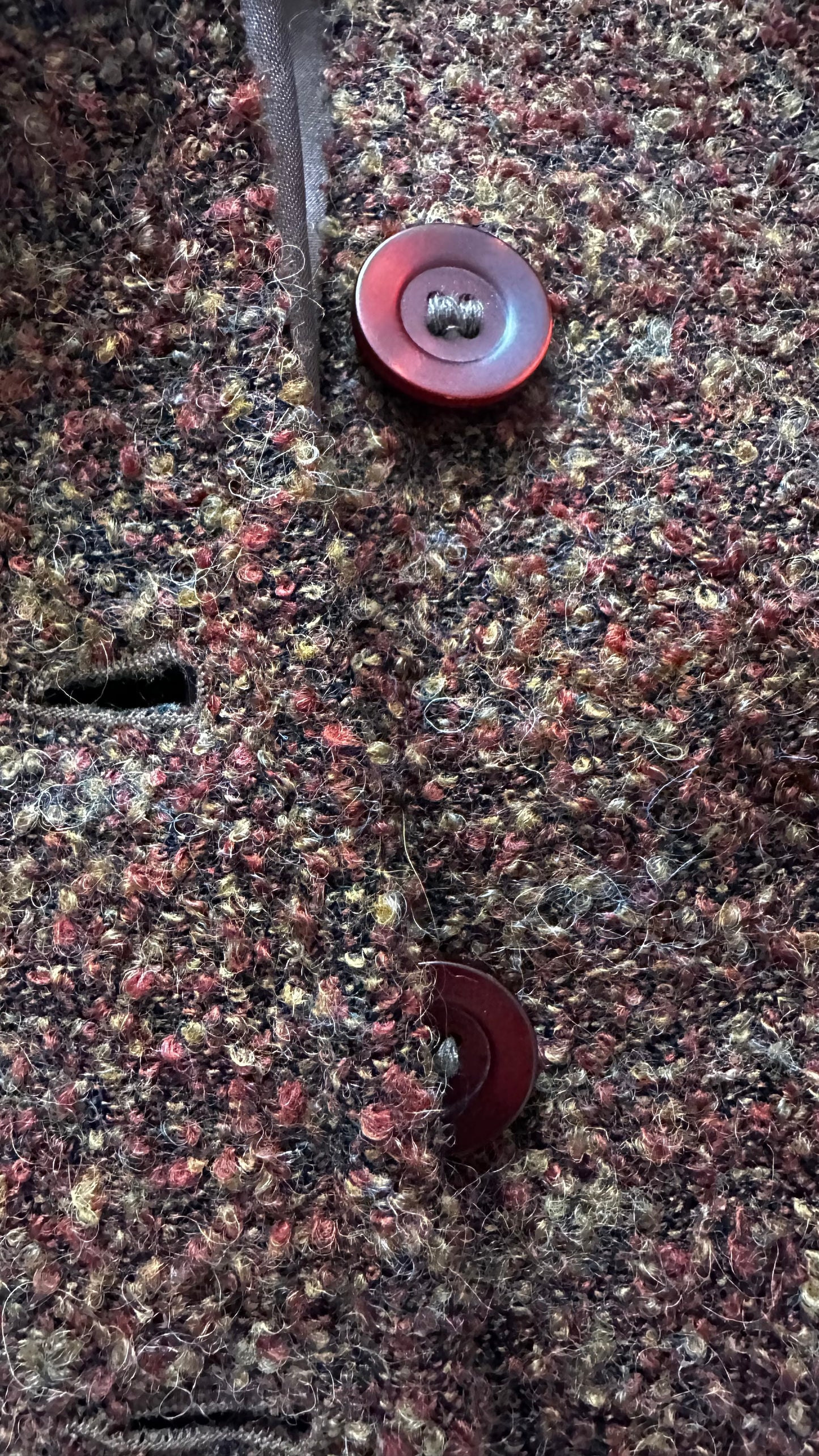 Nightingales brown vintage wool blend jacket coat large extra large UK 14 vgc