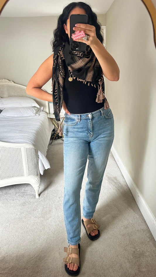 Selected Femme @ Anthropologie light blue slim fit jeans denim UK 10-12 vgc