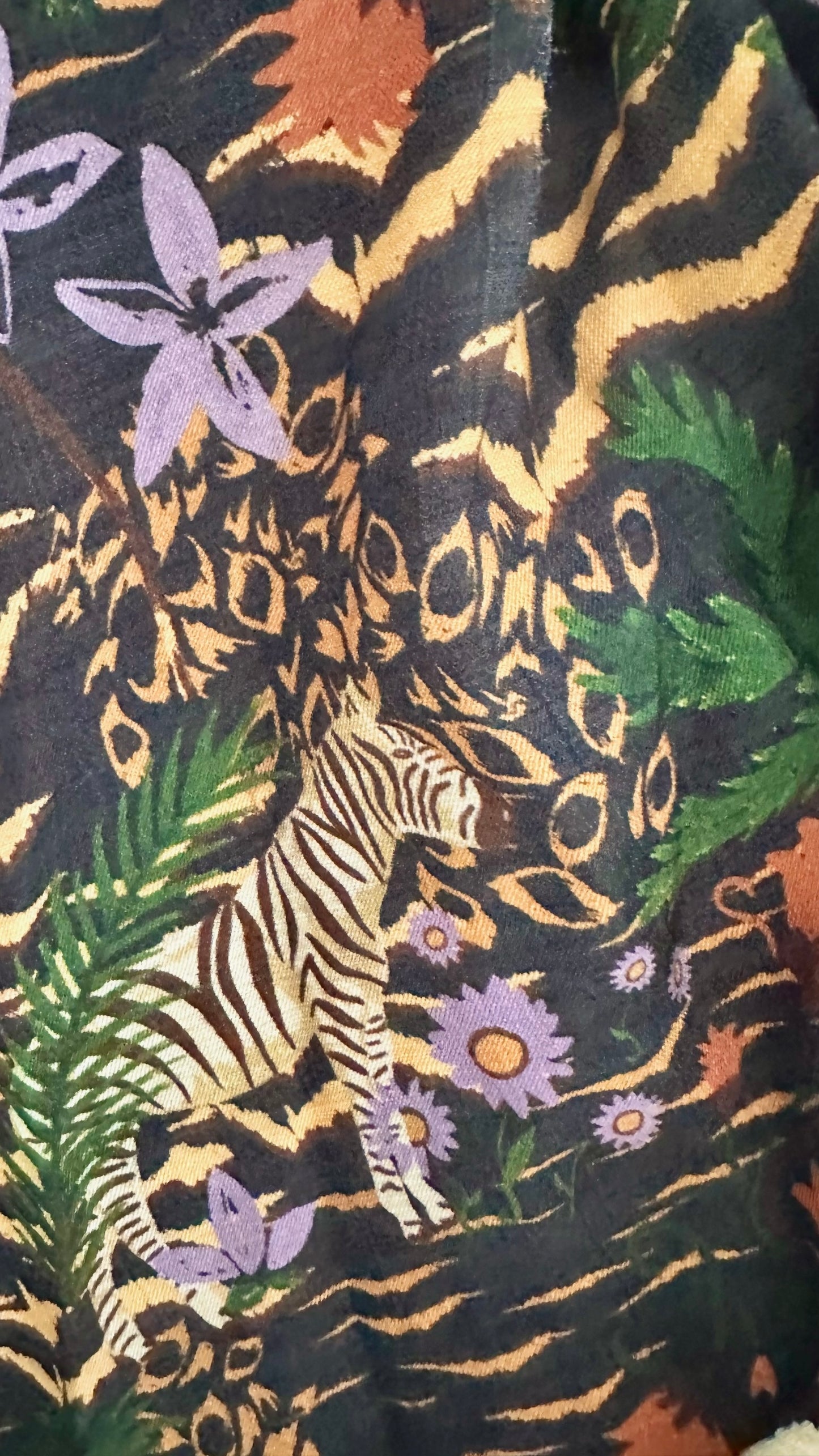 Oliver Bonas black safari animal zebra print maxi wrap dress small S UK 8 10
