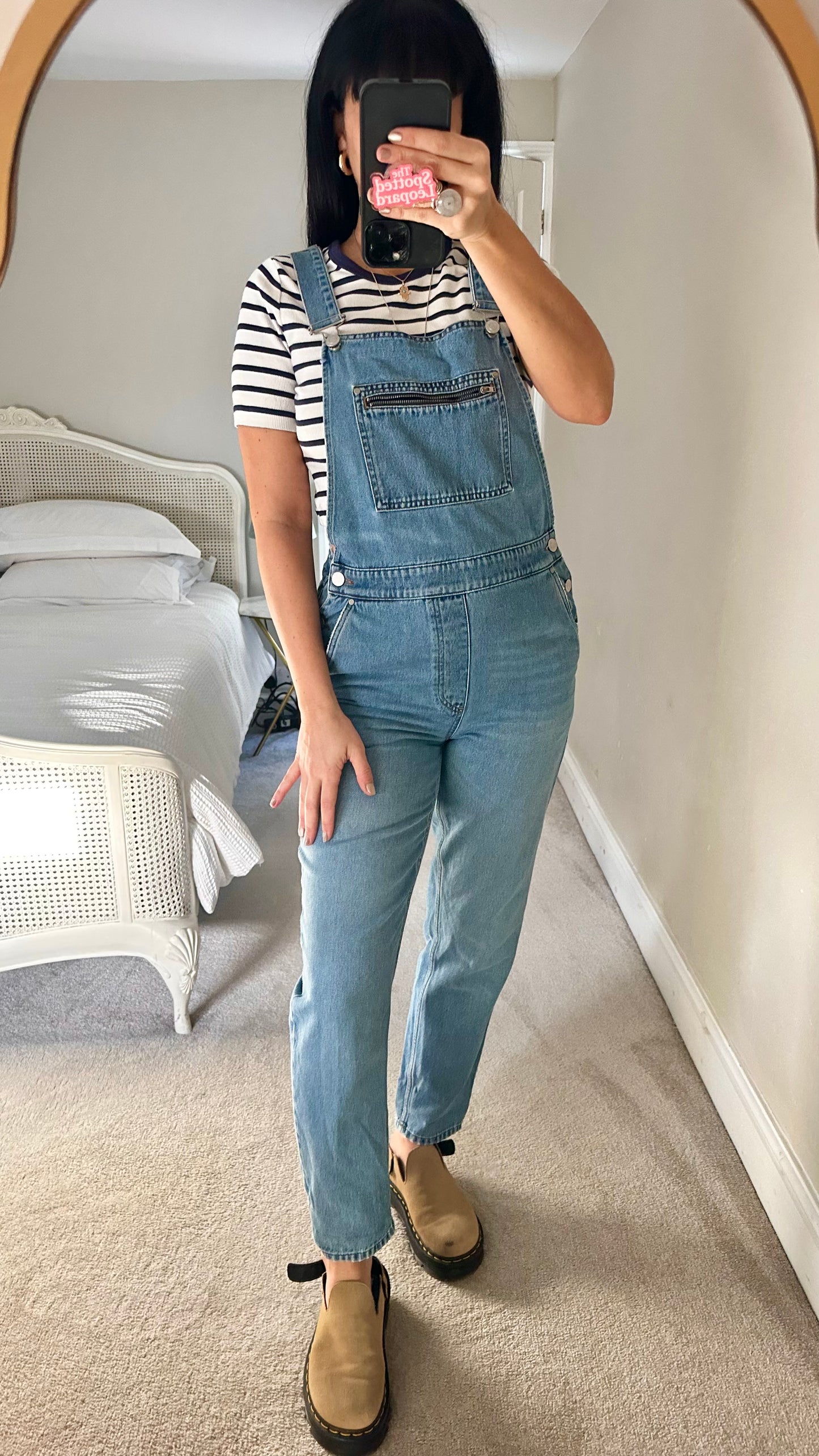 Whistles light blue denim dungarees playsuit jumpsuit small UK 8-10 vgc