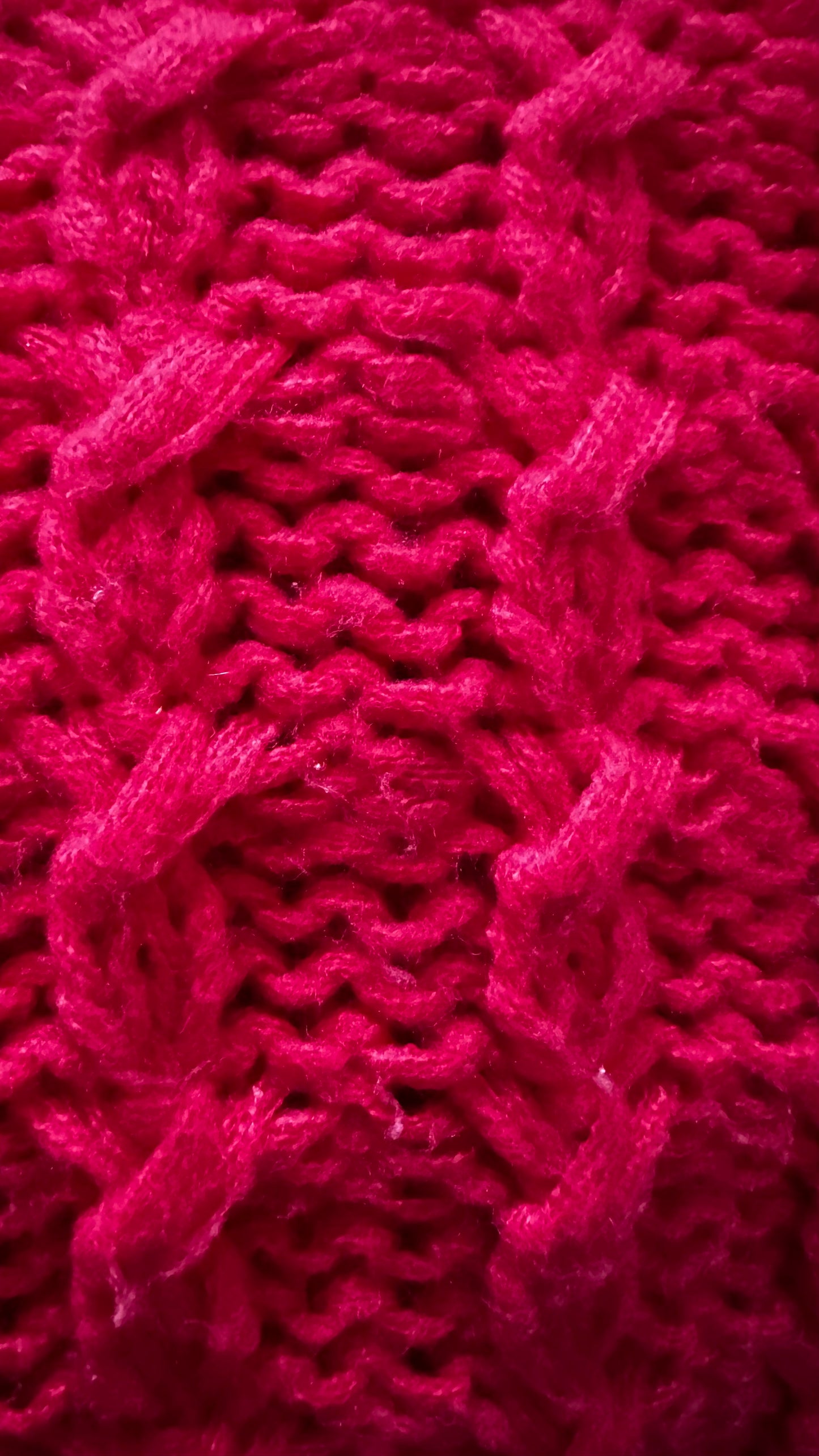 Oliver Bonas bright red knitted tank top waistcoat vest medium UK 12 vgc