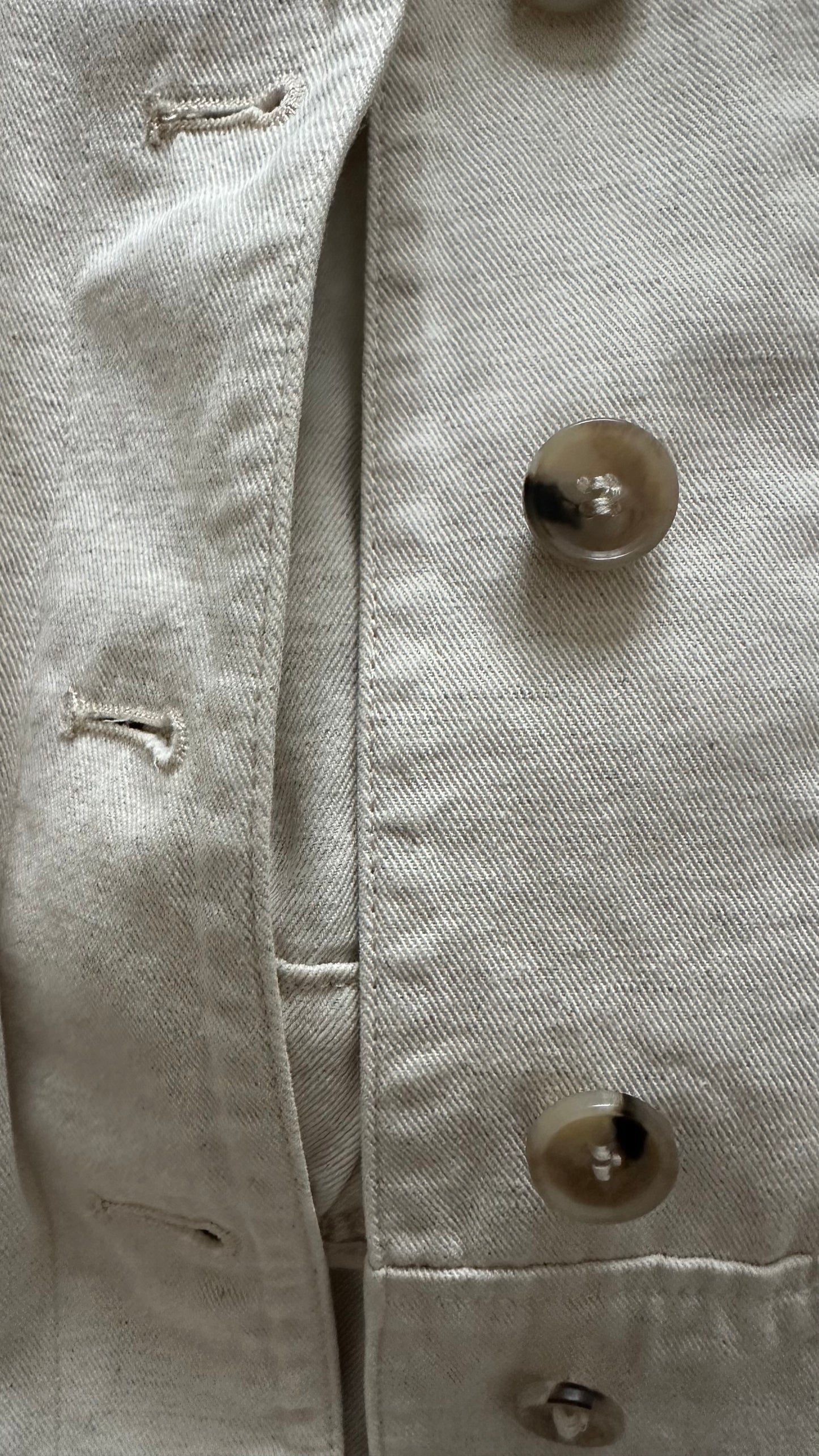 & other stories cream stone shorts playsuit jumpsuit medium UK 12 new bnwot linen blend holiday