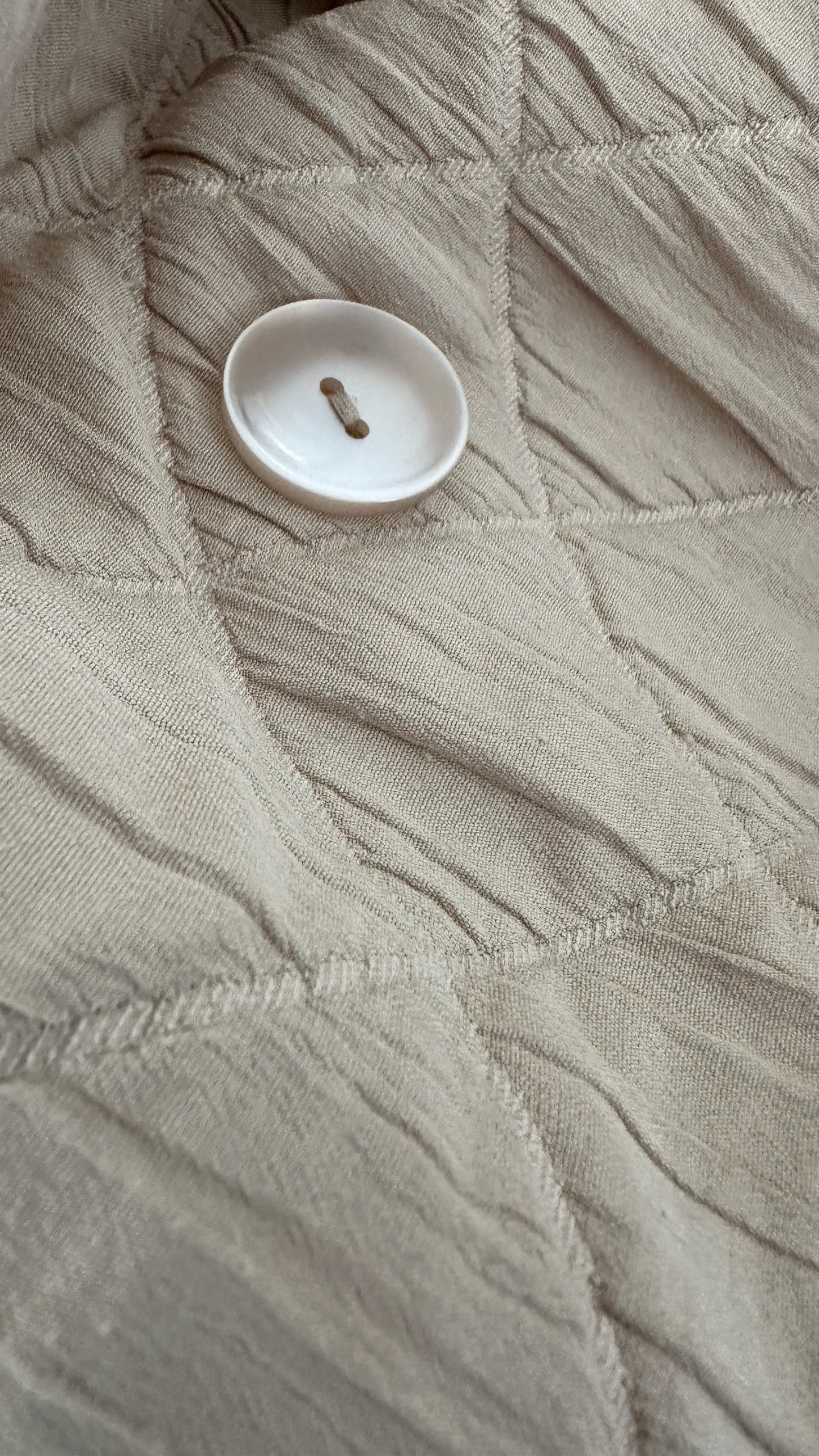 & other stories cream beige quilted jacket small UK 8 vgc w25