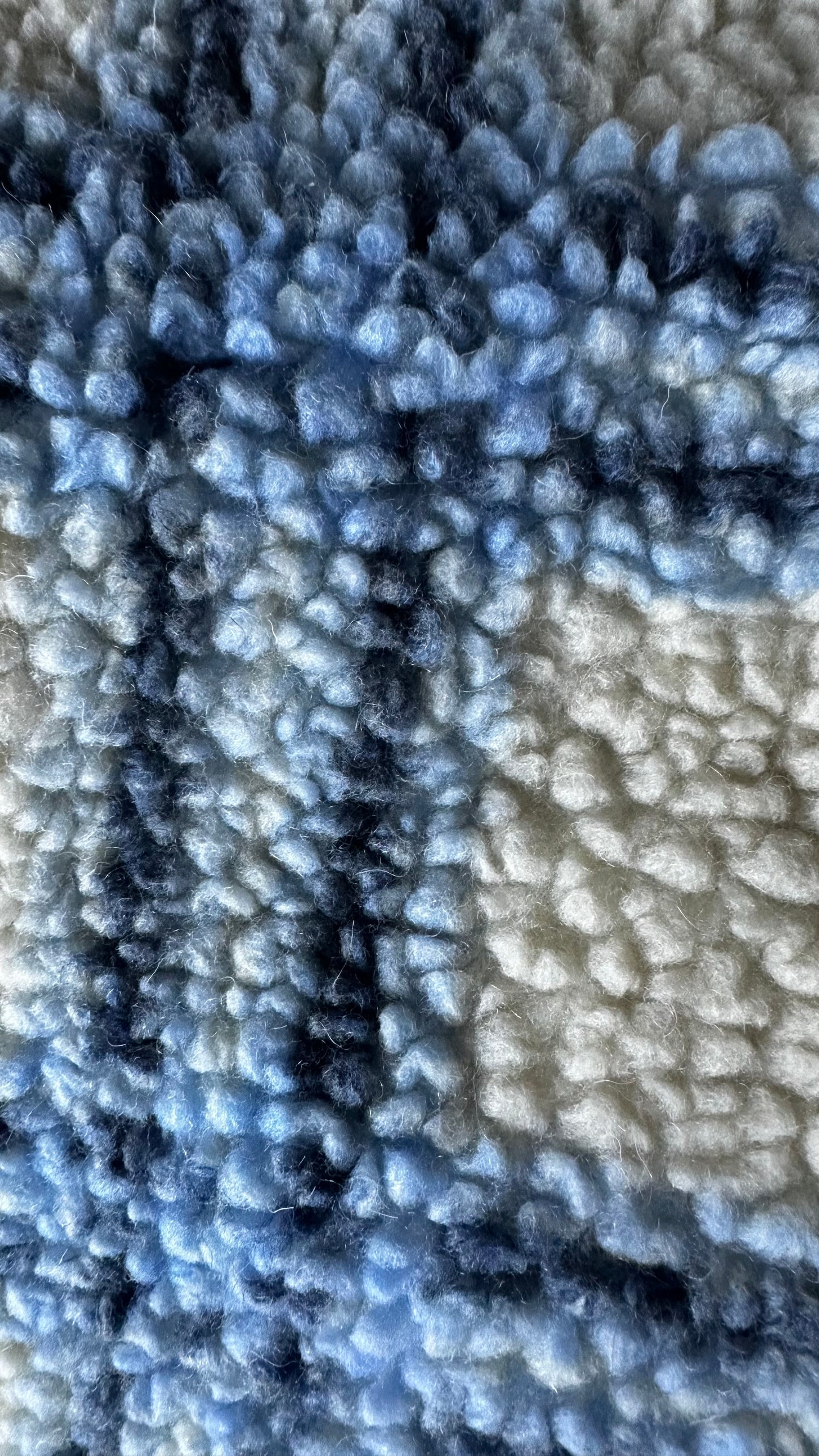 Damson Madder light blue cream gingham check tartan bow front coat fleece jacket medium UK 12 kitsch vgc