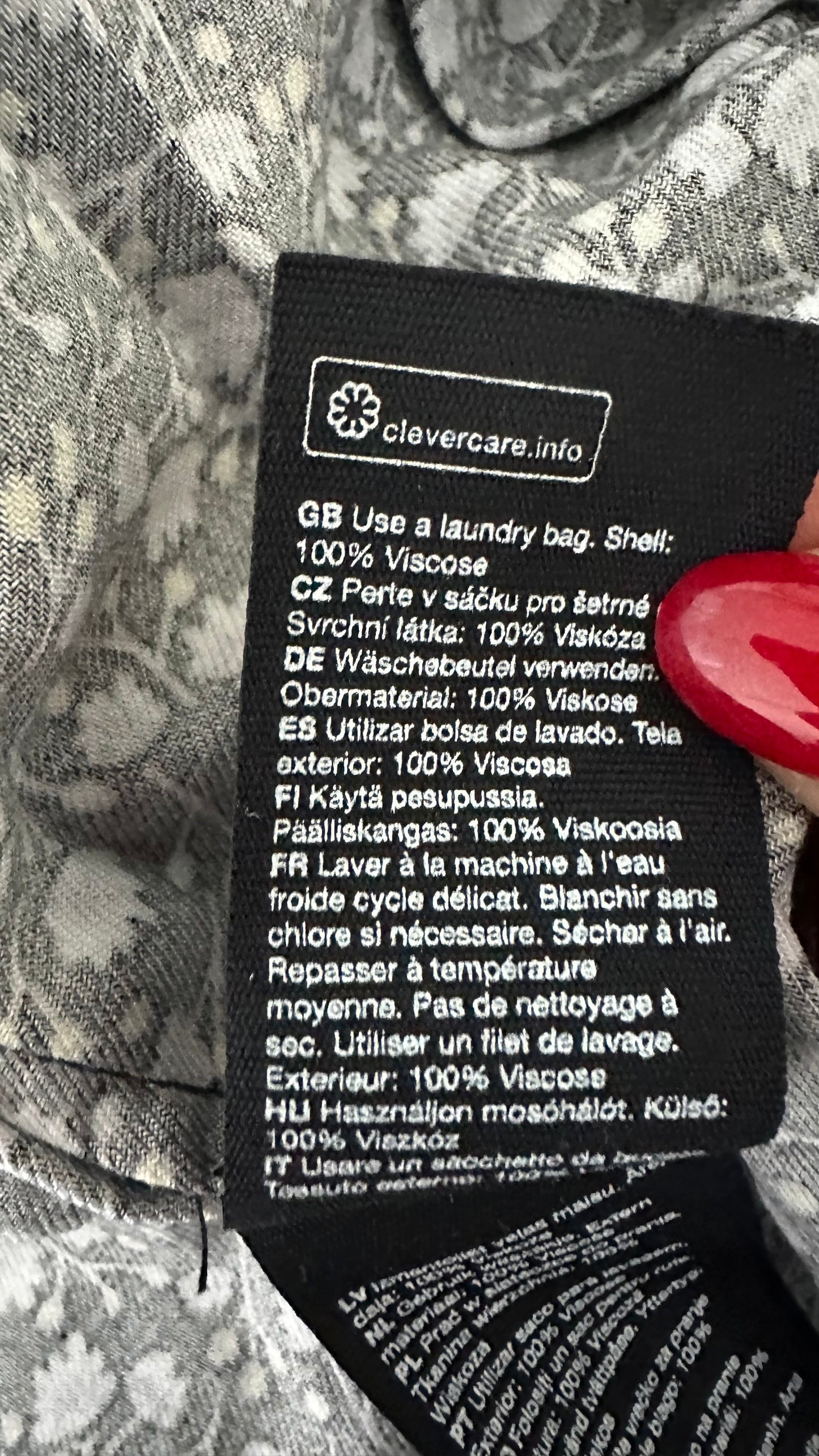 & other stories black lilac tiered prairie midi long dress extra large UK 10 12 14