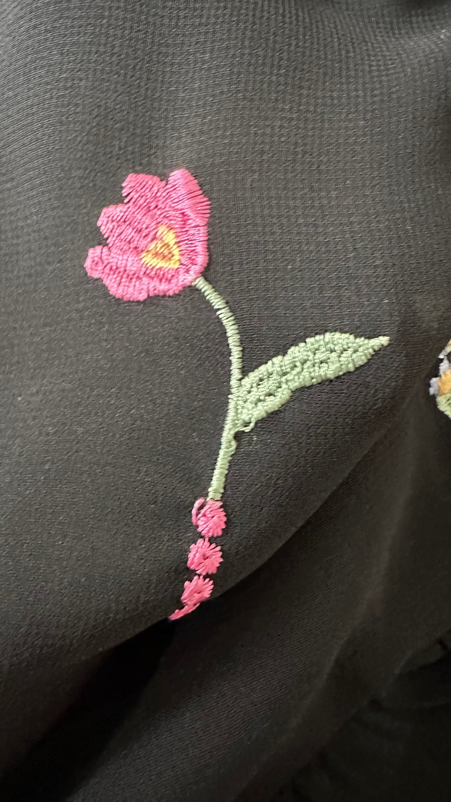 ASOS black tiered maxi floral event dress small UK 8 vgc