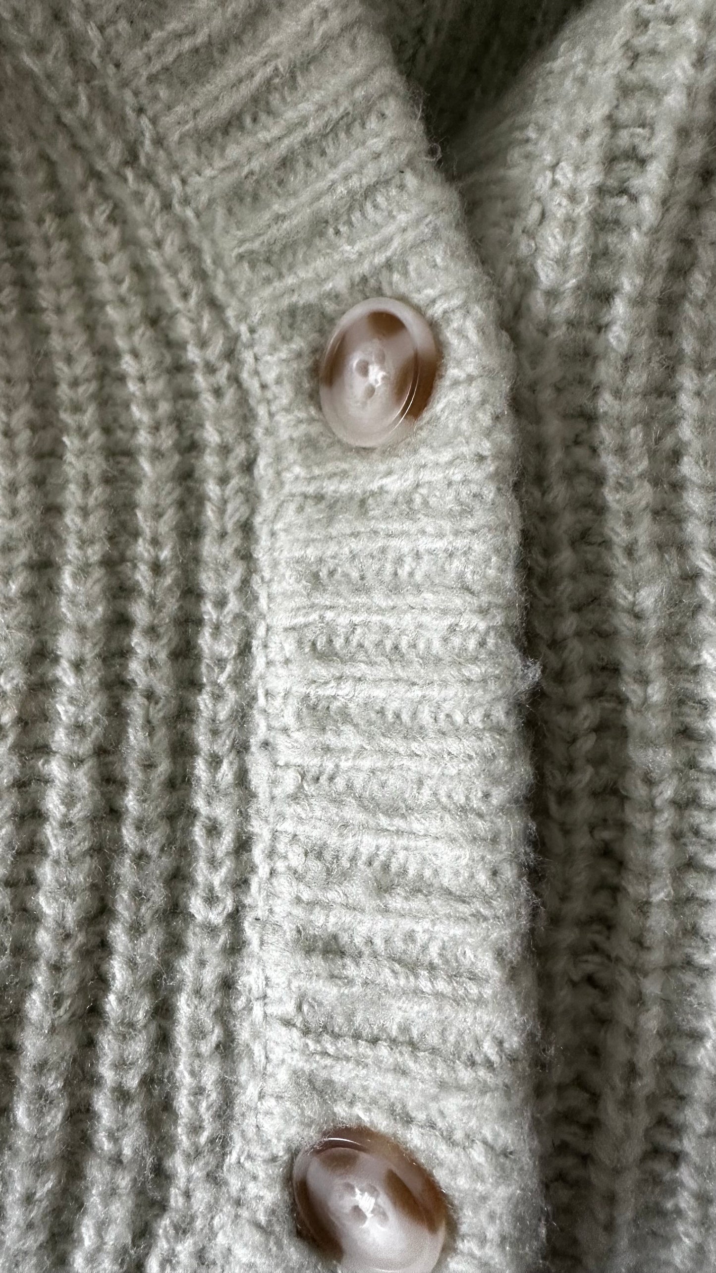 Topshop mint green knitted cardigan jumper small UK 8 vgc