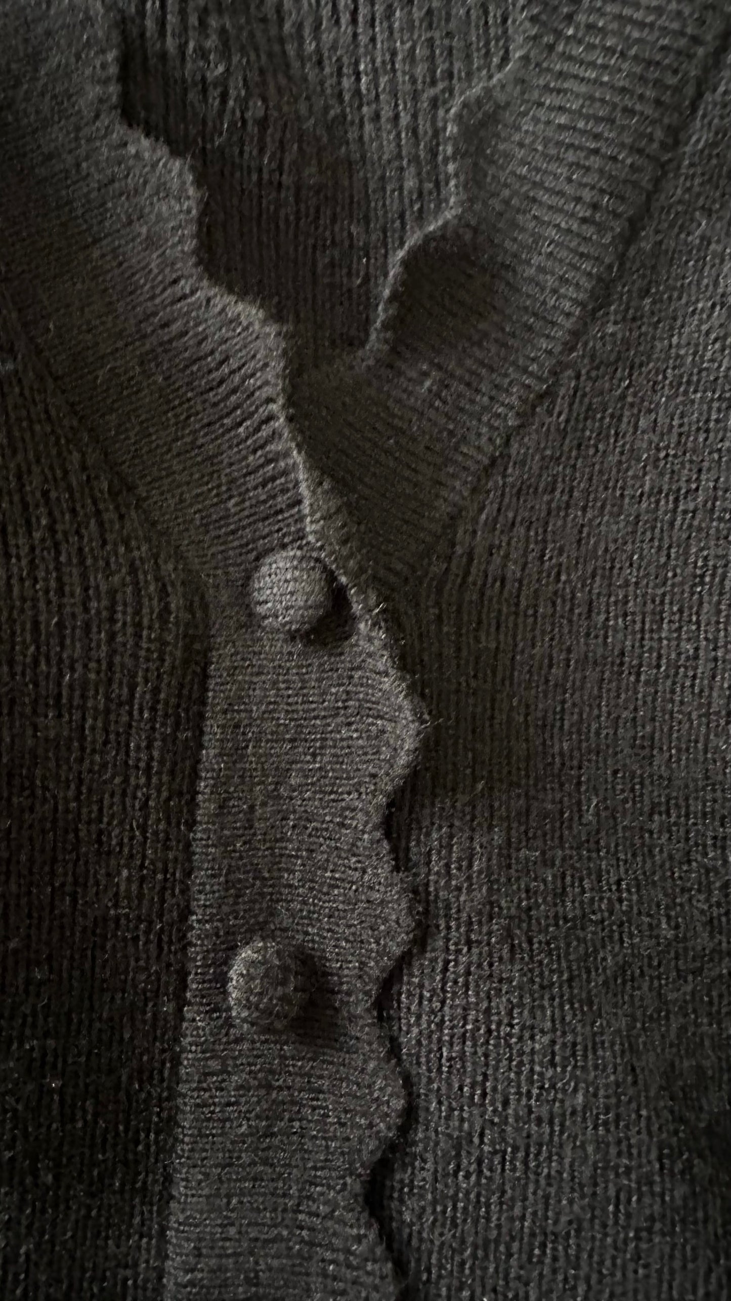 Oliver bonas black knit scallop edge jumper mini dress medium M UK 10-12 excellent used condition