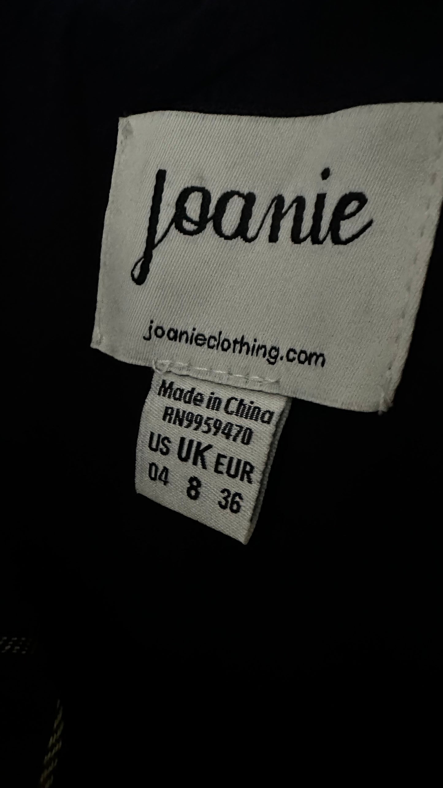 Joanie red black tartan check button up casual day dress small UK 8 vgc