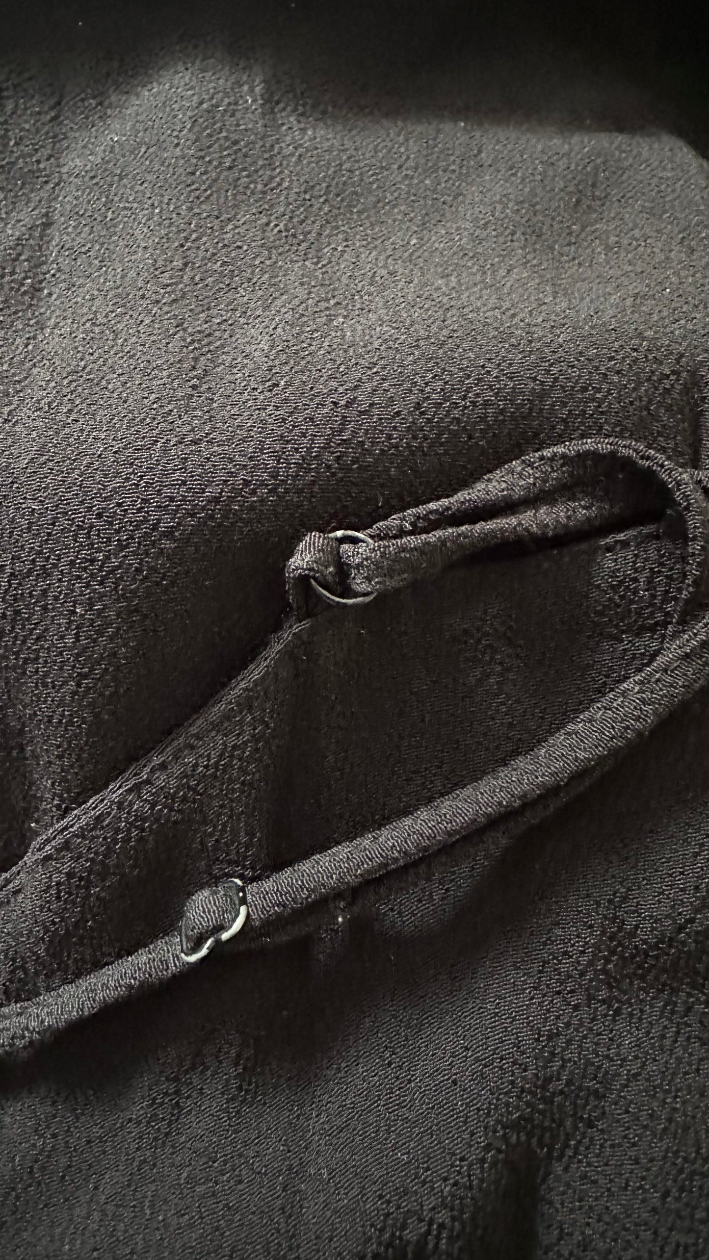 & other stories black strappy sun dress side split holiday small UK 10 vgc