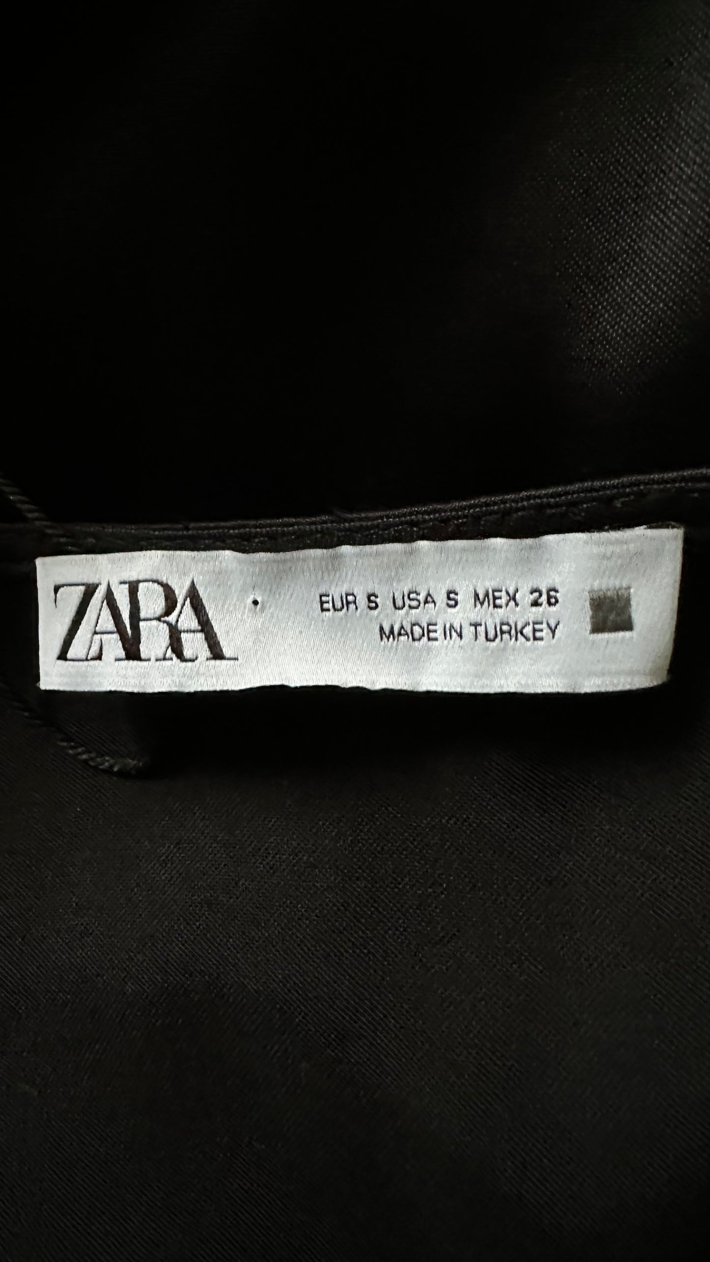 Zara black slip midi Christmas party event dress small UK 8 10 vgc