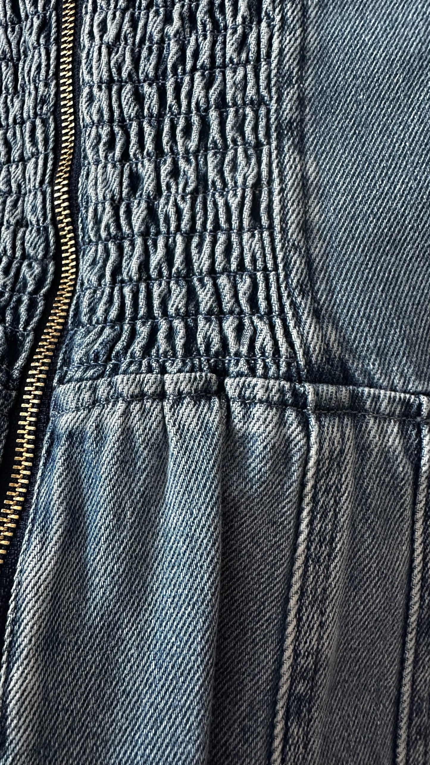 & other stories light blue denim casual dress UK 12-14 vgc