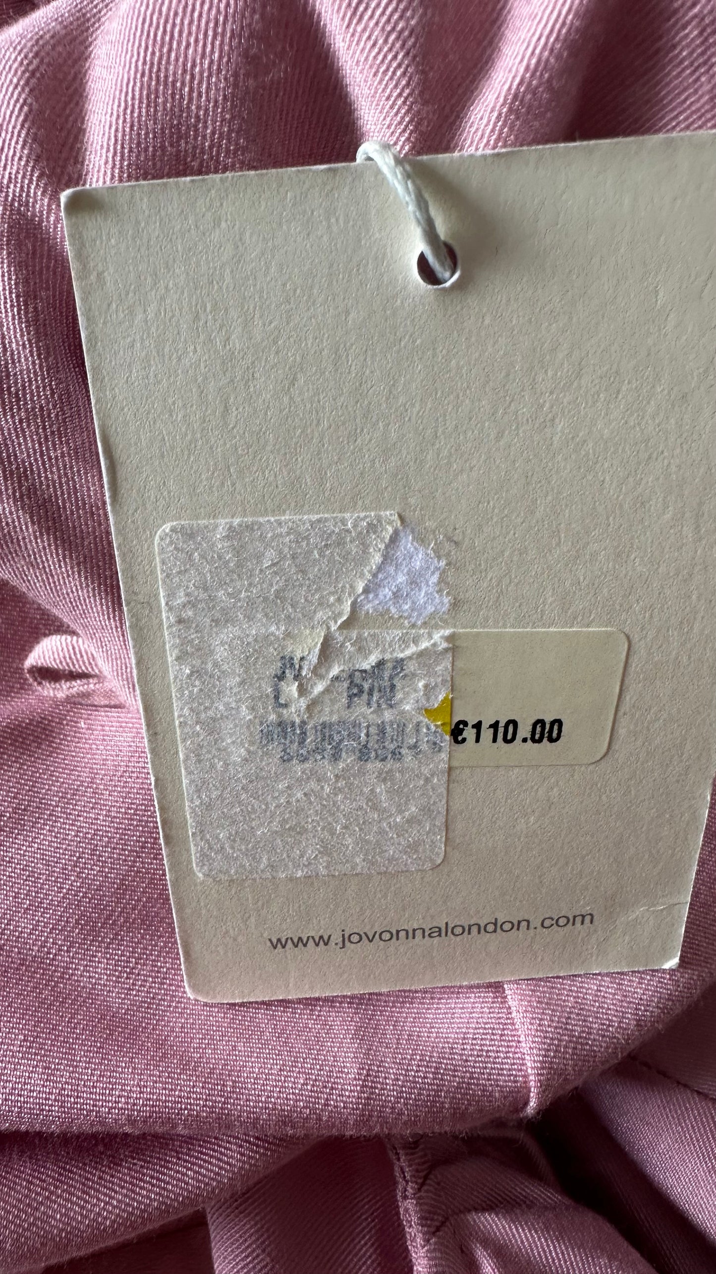 Jovonna rose pink long midi wedding guest dress large UK 12-14 new bnwt