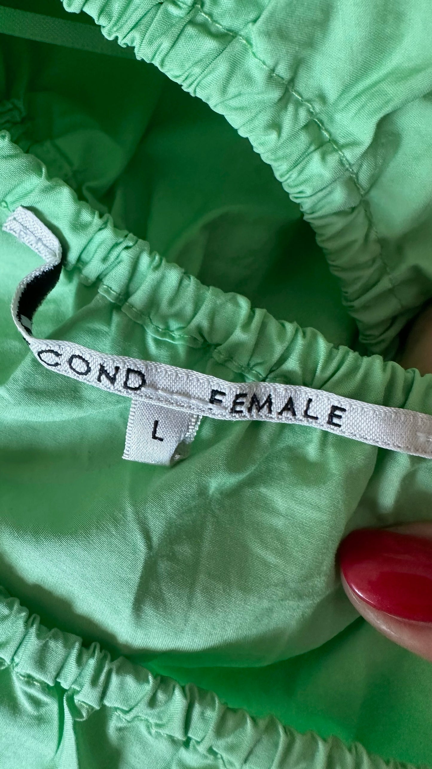 Second female @Anthropologie lime green shirred bust maxi holiday dress Large UK 14-16 excellent used condition