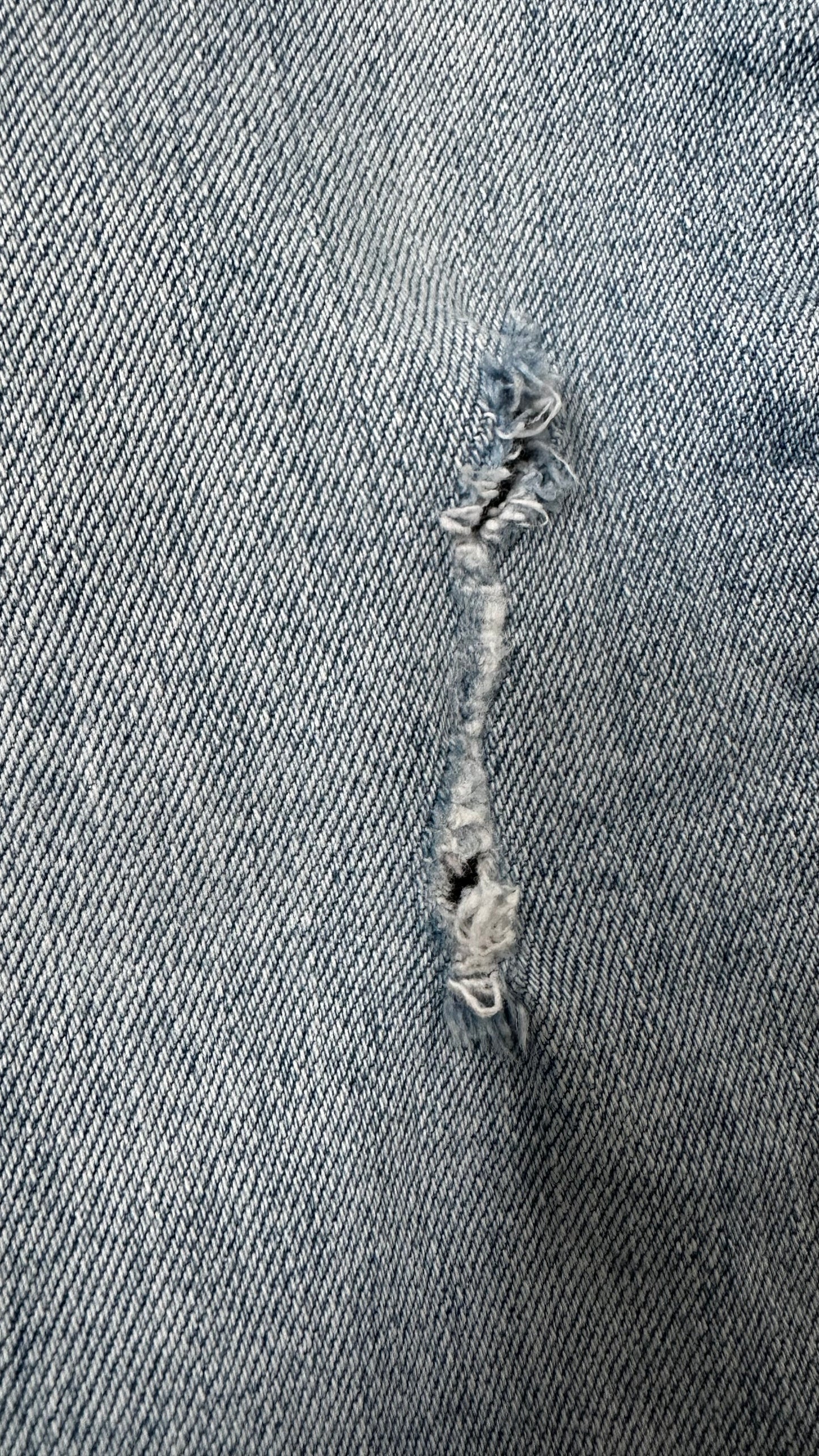Mint Velvet light blue distressed denim jeans medium UK 10 12 regular