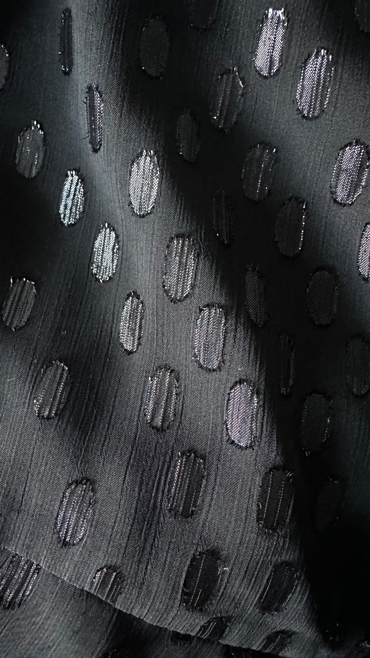 Warehouse black polka dot midi event party dress small UK 8 vgc