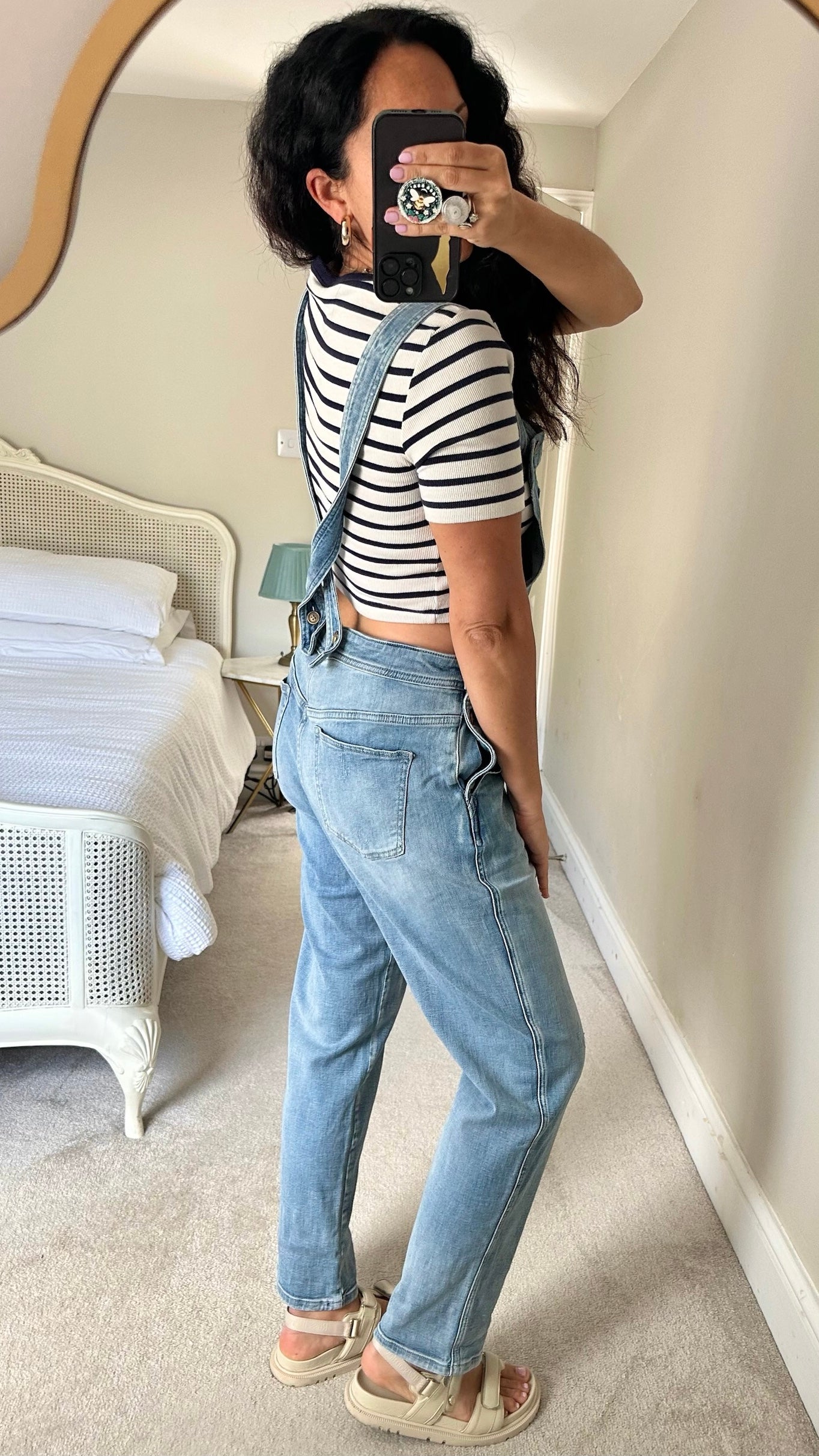 Pilcro @ Anthropologie denim dungarees jumpsuit jeans trouser suit UK 12 vgc