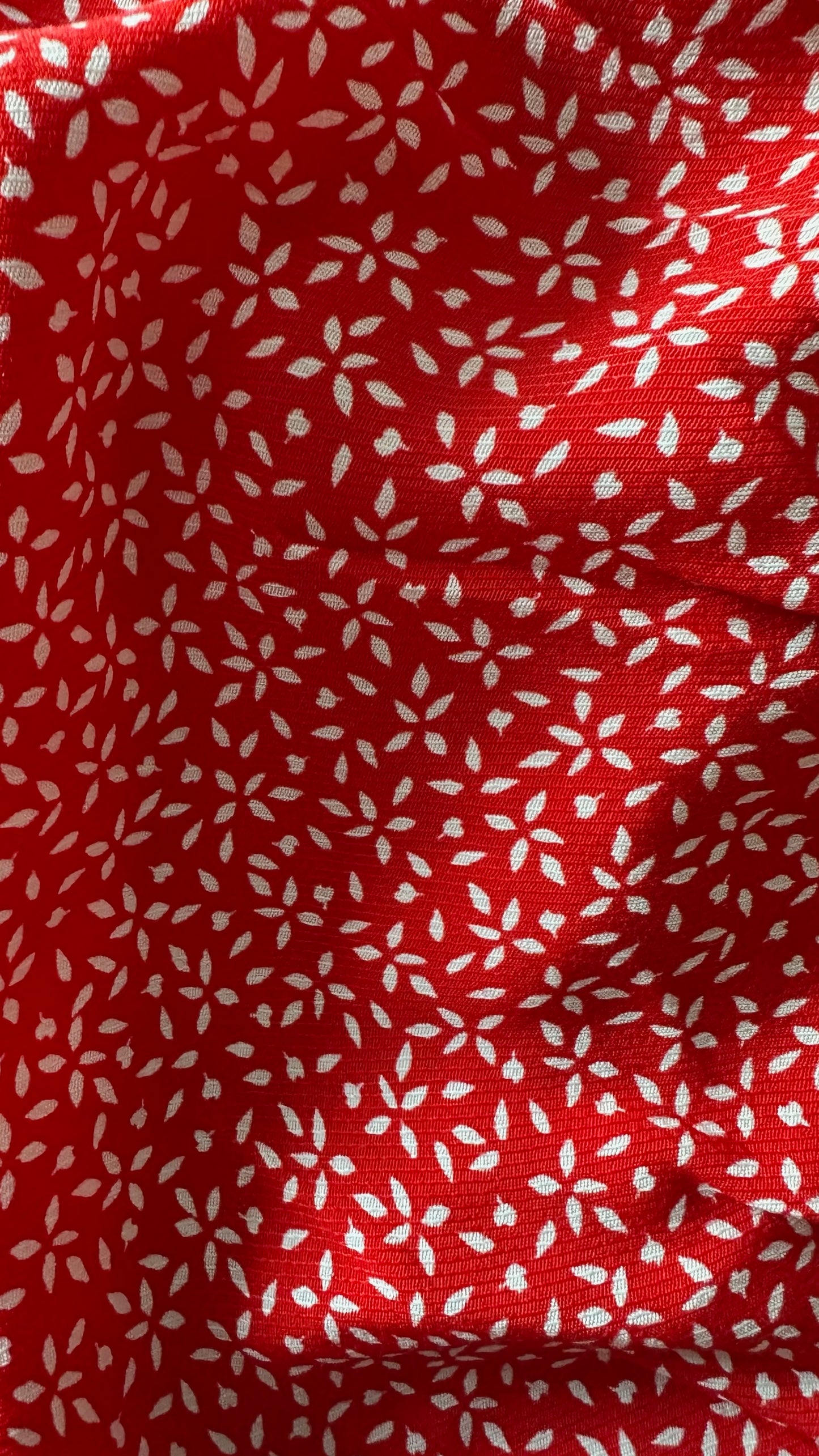 Albaray red ditsy tiered hem maxi dress wedding guest small medium extra large UK 8-10 14 as new condition