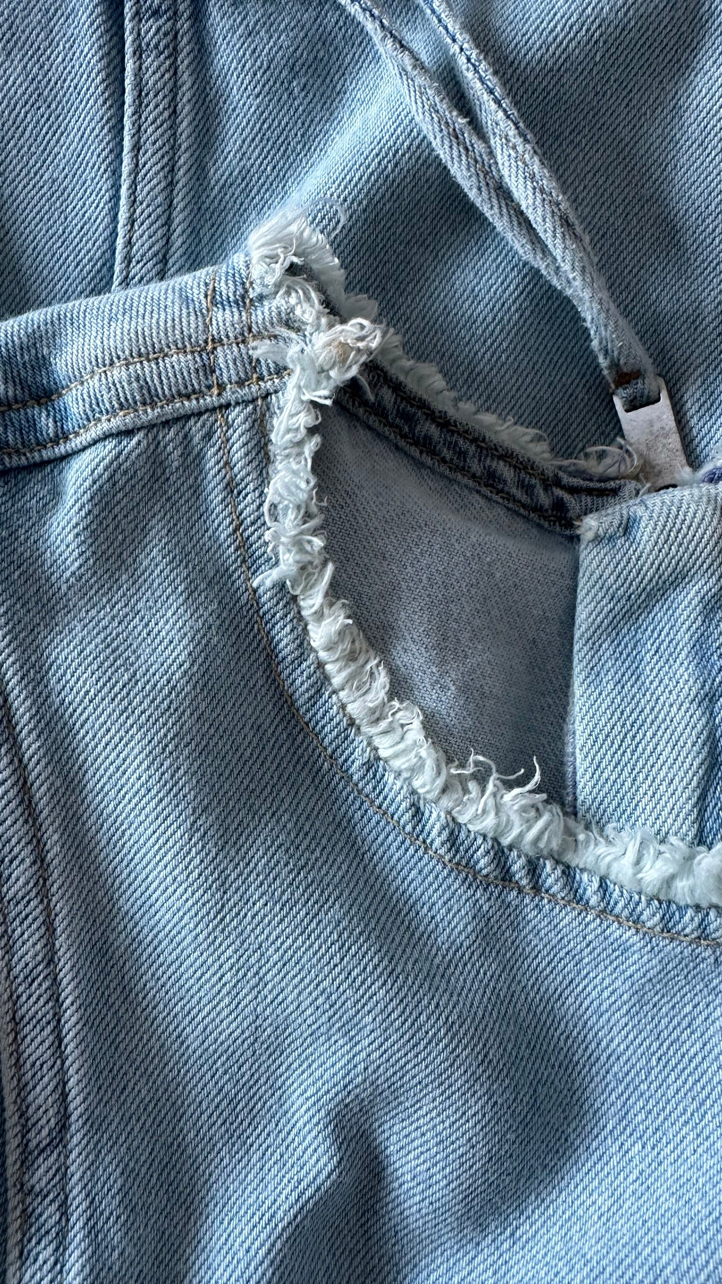 COS light blue denim jeans mini dress small UK 8-10 casual vgc