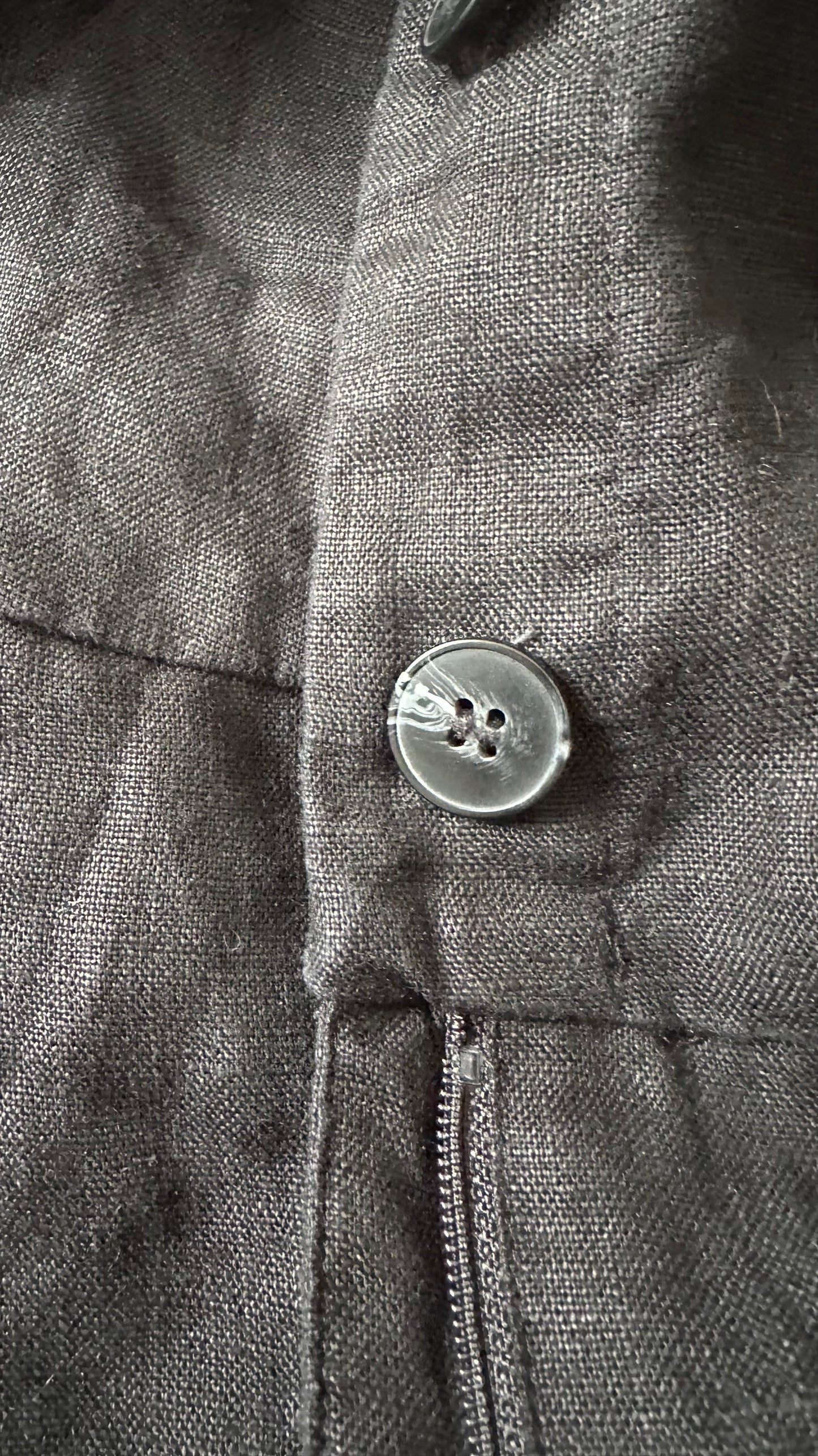 Whistles black pure linen jumpsuit playsuit trousersuit medium UK 14-16 vgc