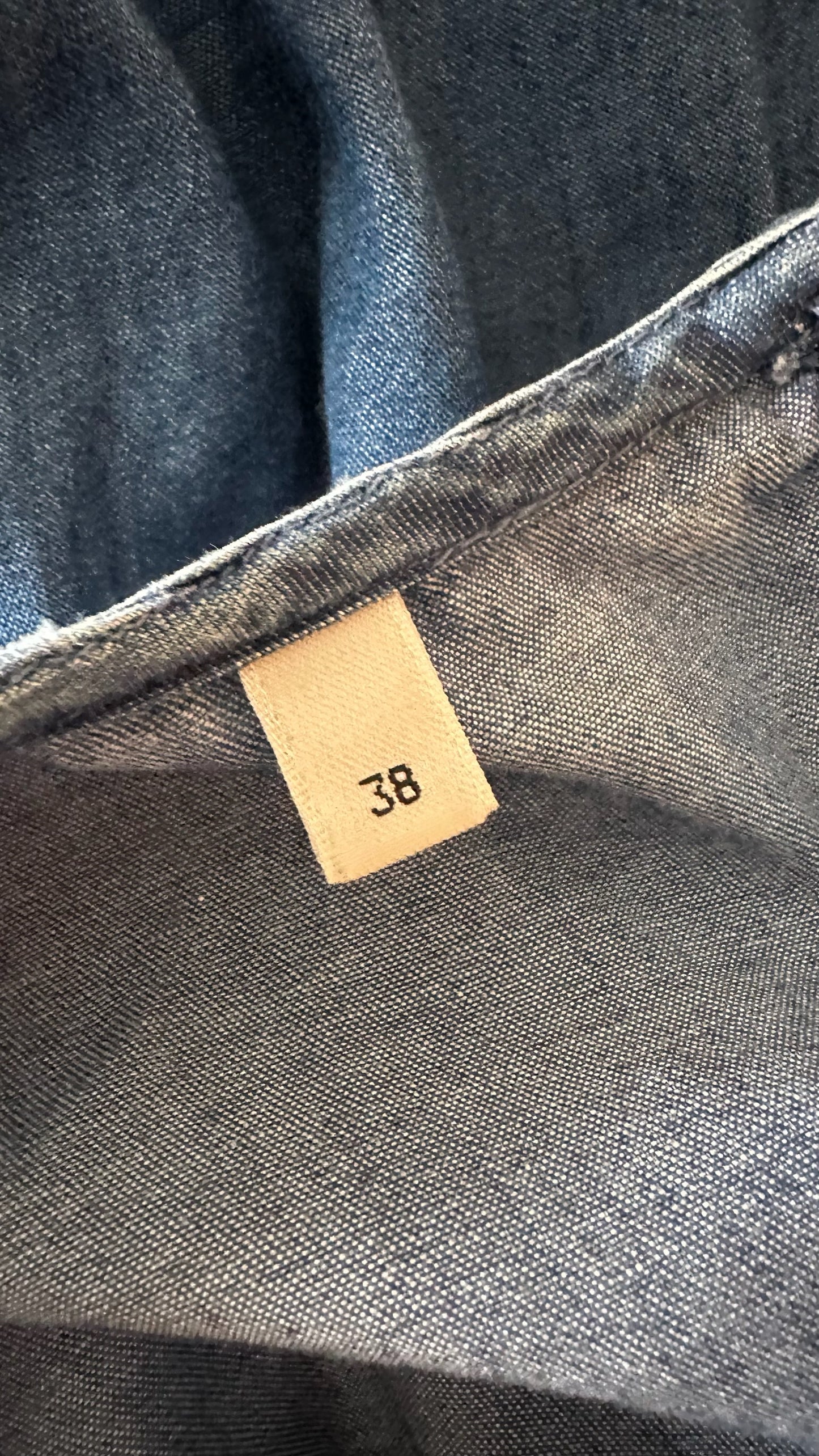 Selected femme @ anthropologie navy lyocell midi casual dress medium UK 10 vgc