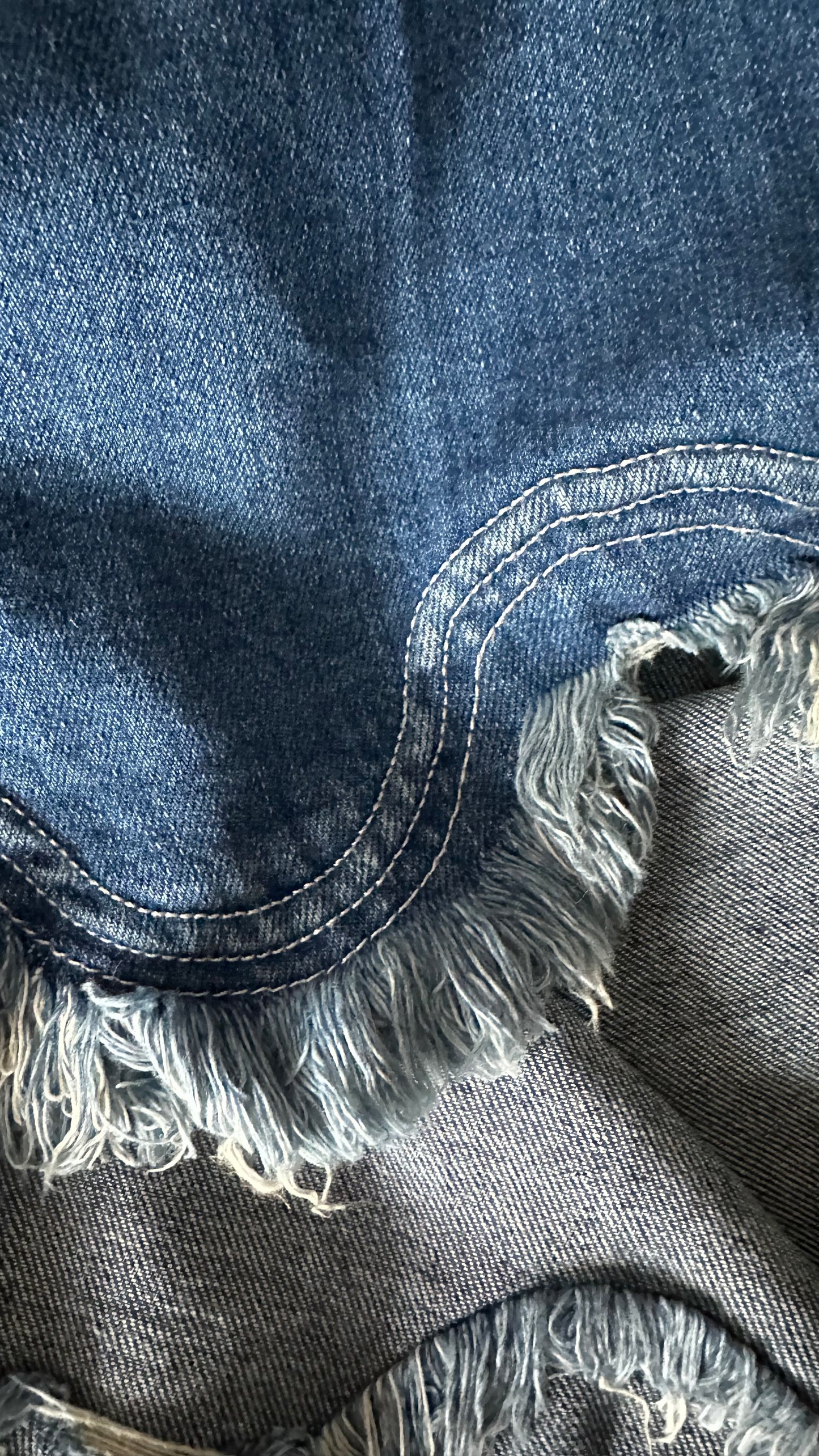 See by Chloe navy blue denim jeans mid length dress medium UK 14 vgc