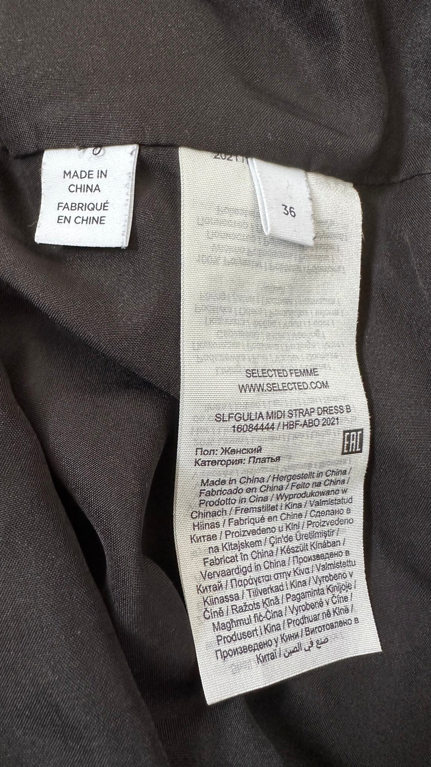 Selected Femme @ Anthropologie black linen blend sun dress midi small UK 8 holiday vgc