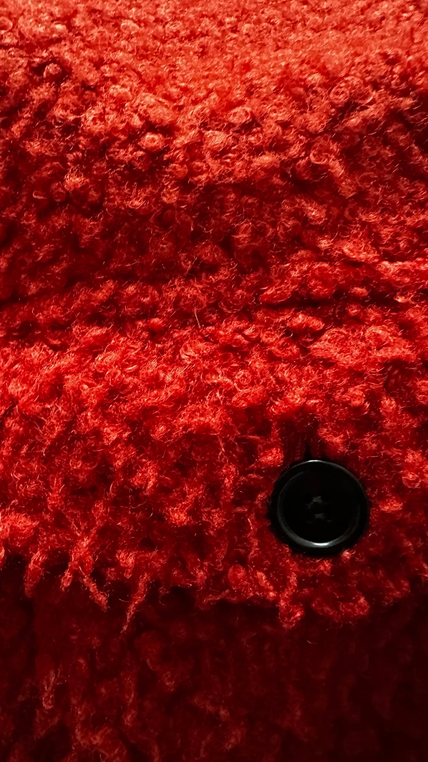 Ro & Zo bright red zip up coat jacket medium M UK 10-12 XMS25