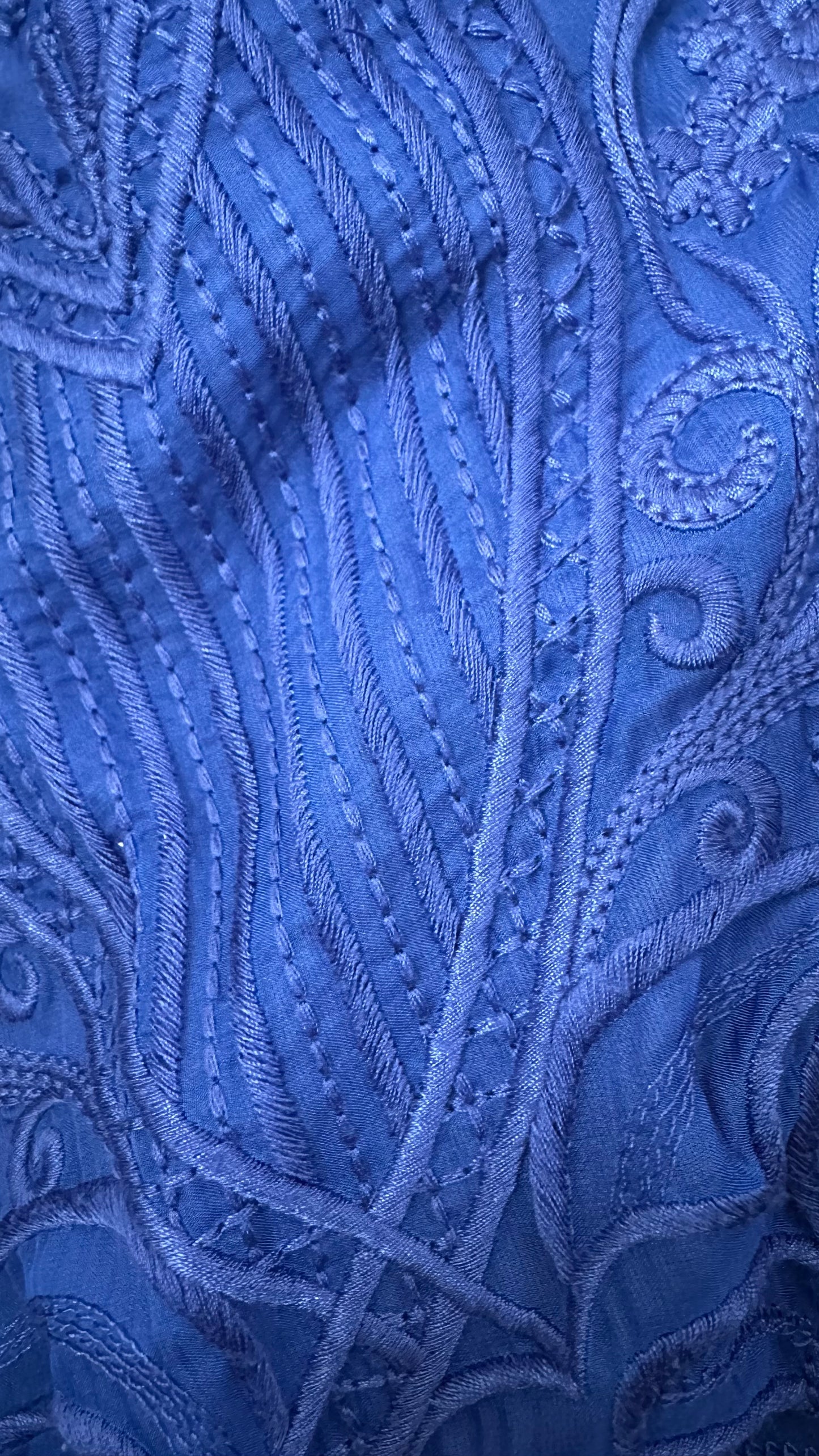 Reiss kingfisher blue midi long wedding guest midi dress small UK 8 vgc