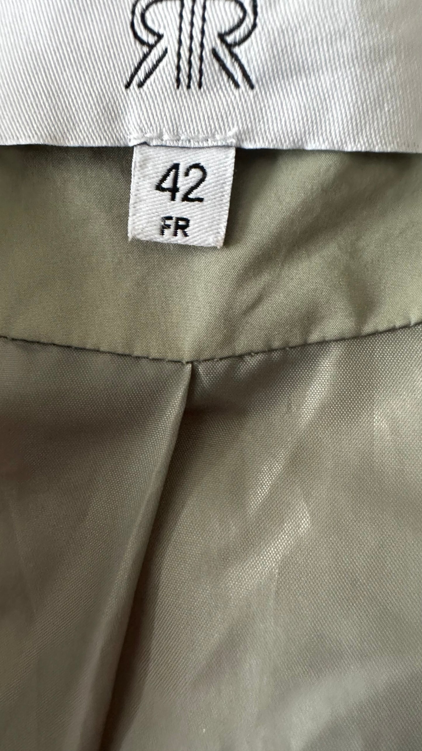 La Redoute olive khaki green quilted jacket large L UK 12-14 excellent used condition