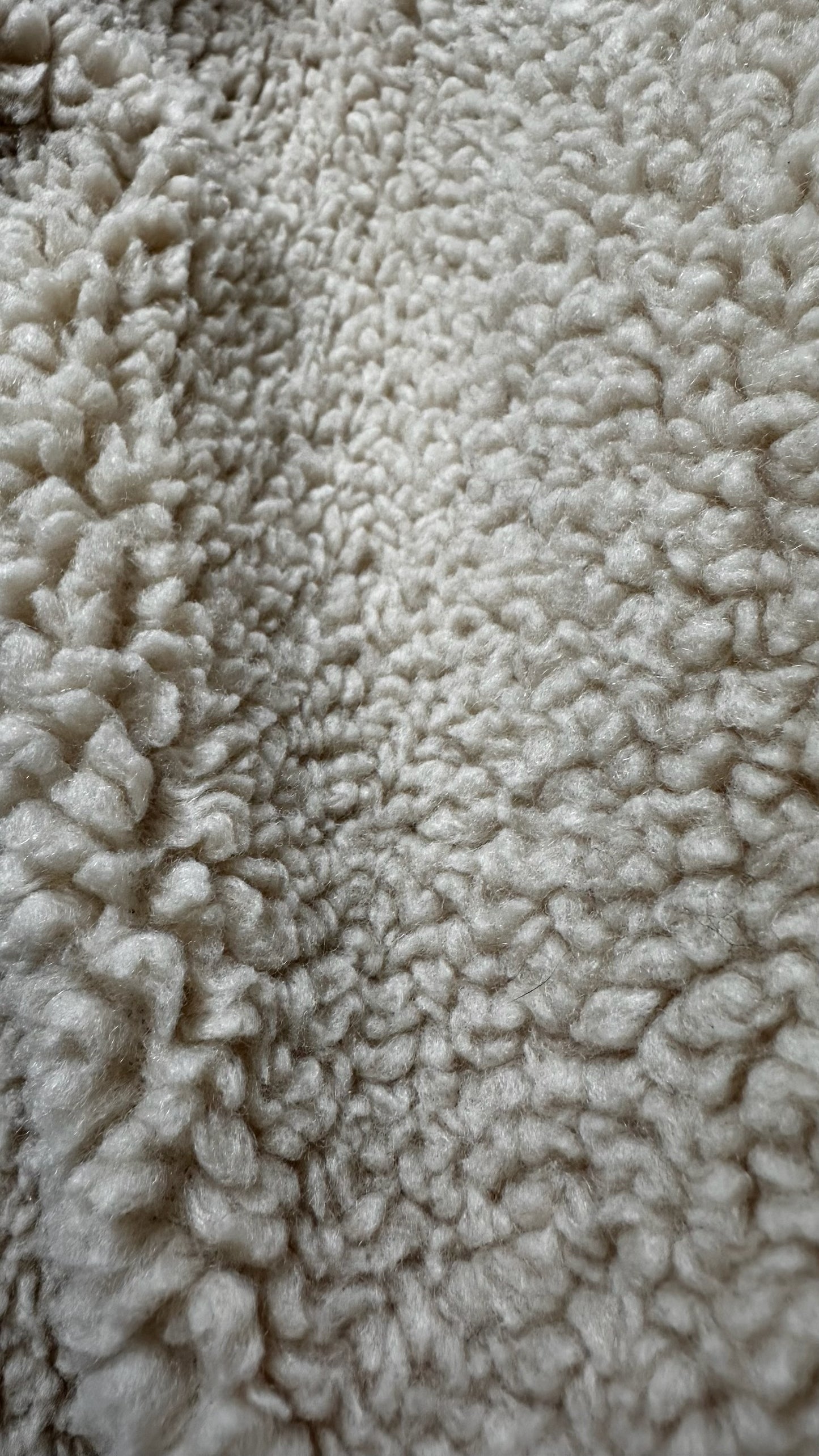 & other stories cream teddy borg coat small UK 8-10 vgc