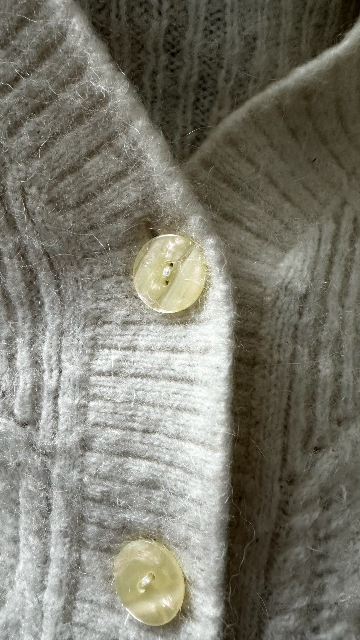 & other stories cream alpaca wool blend knitted cardigan small UK 8 vgc XMS25