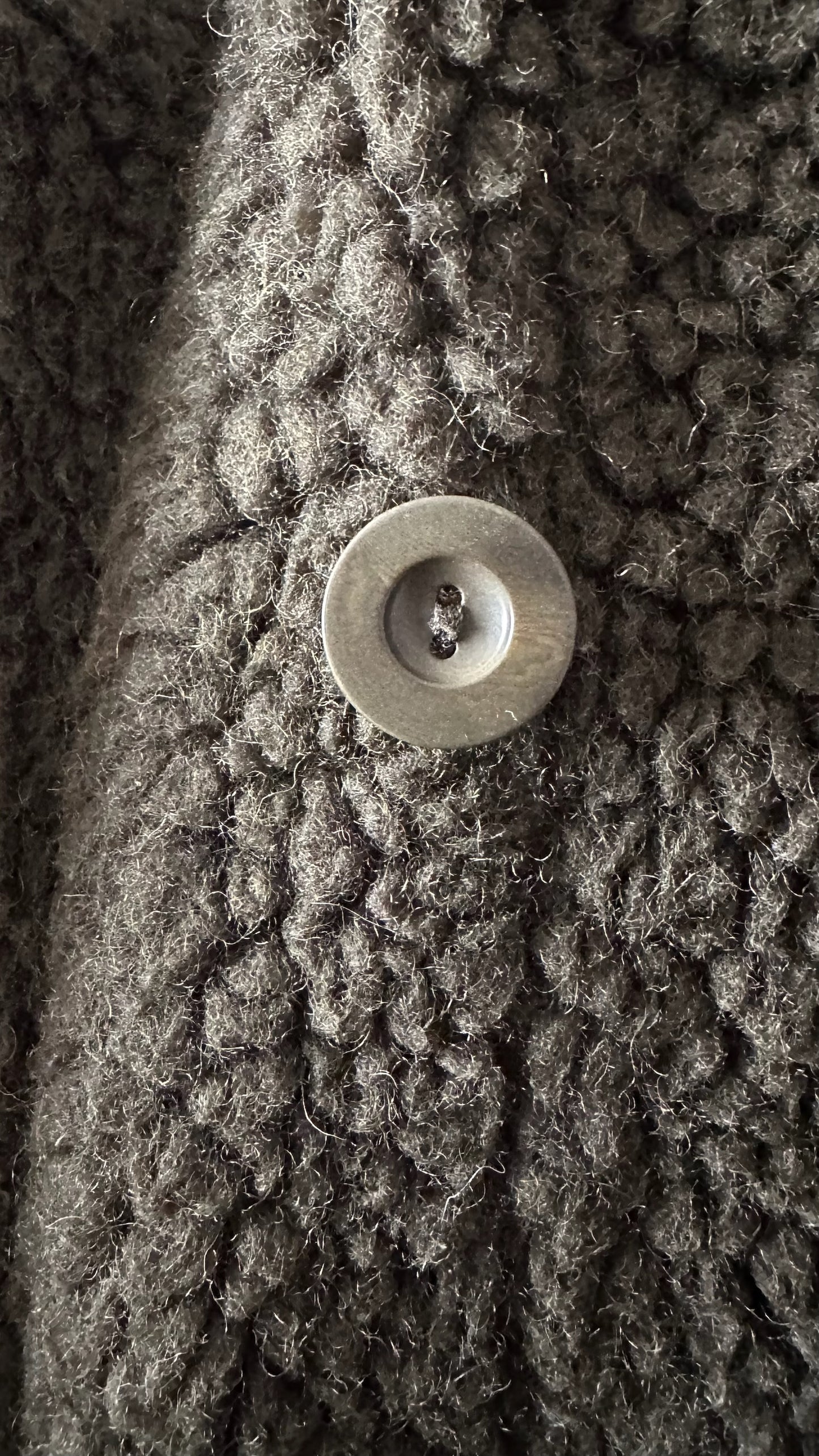 Cos olive khaki green borg teddy fleece extra large UK 14-16 vgc w25