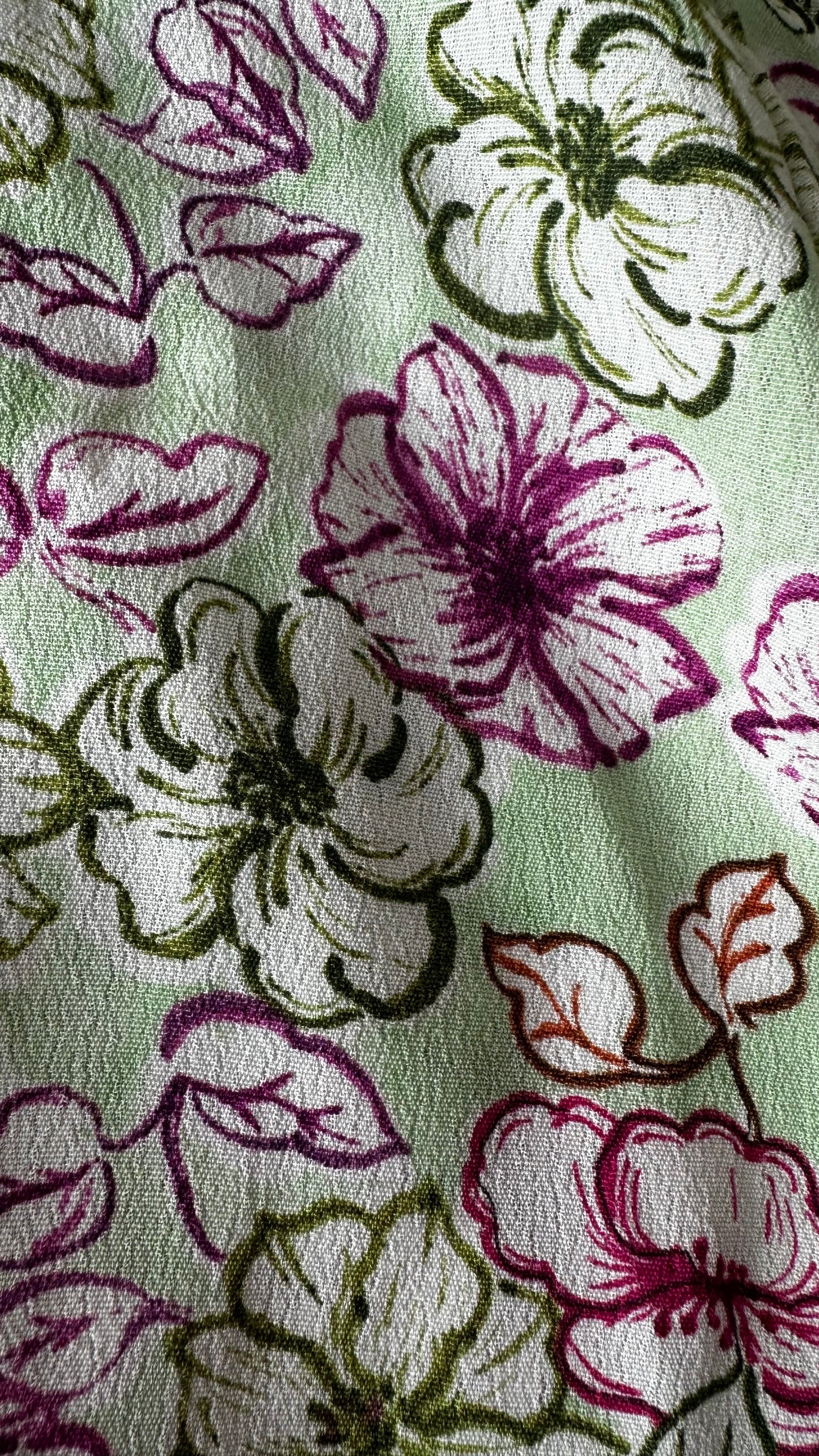 Zara green pink floral cut out midi dress small UK 8-10 vgc