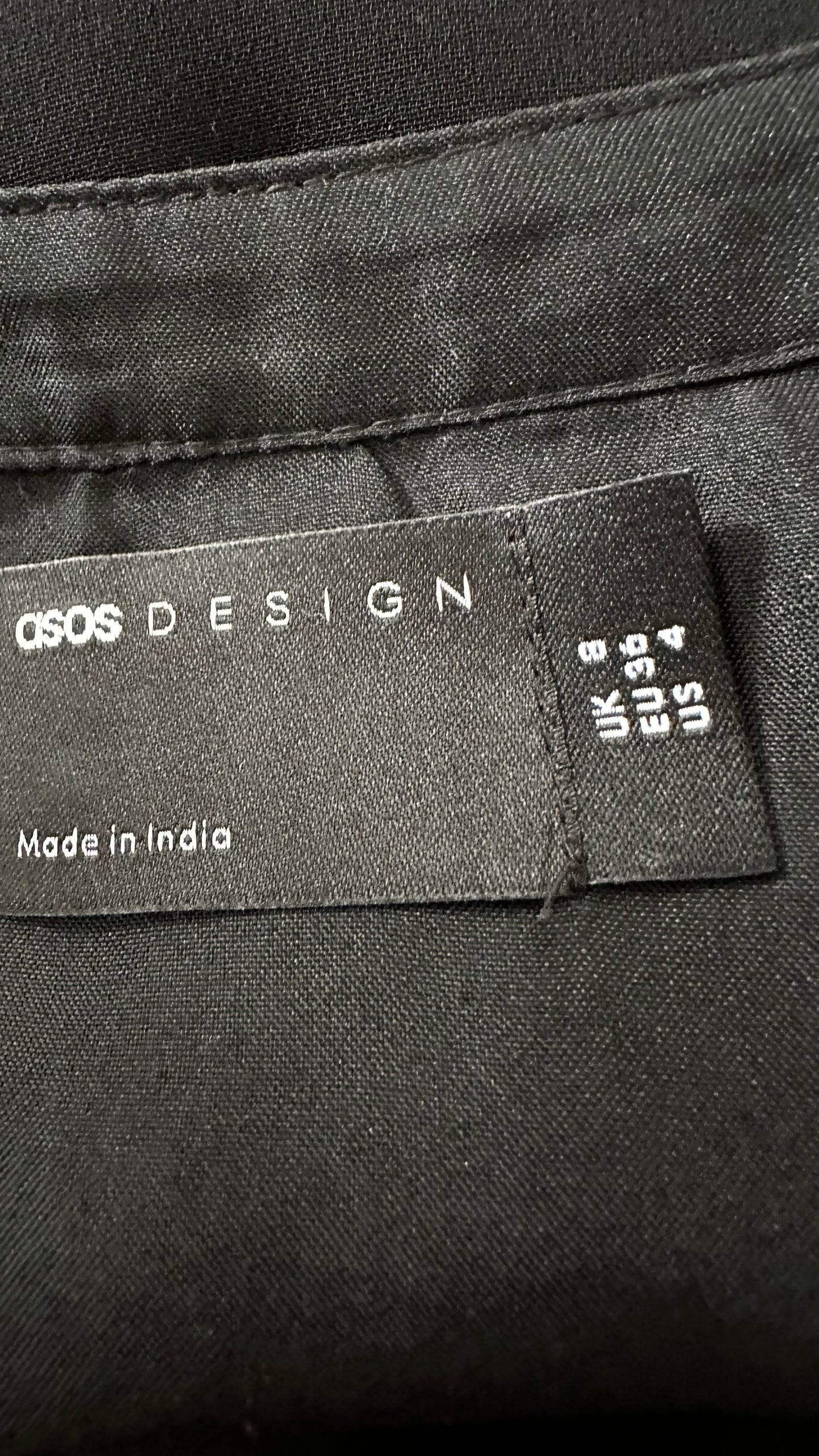 ASOS black tiered maxi floral event dress small UK 8 vgc