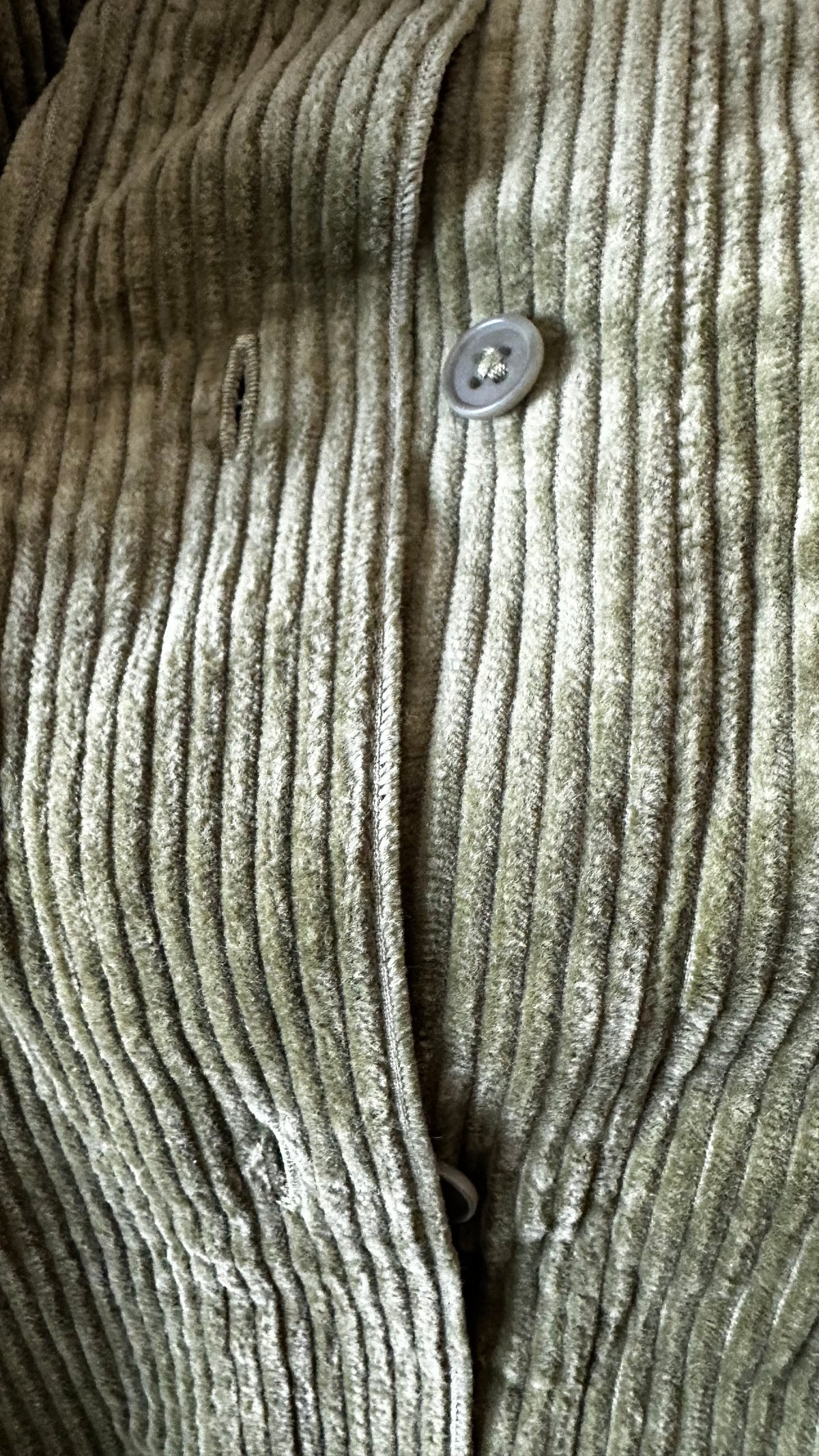 Lucy & Yak olive green corduroy button up oversized dress small UK 10 12 bnwt new