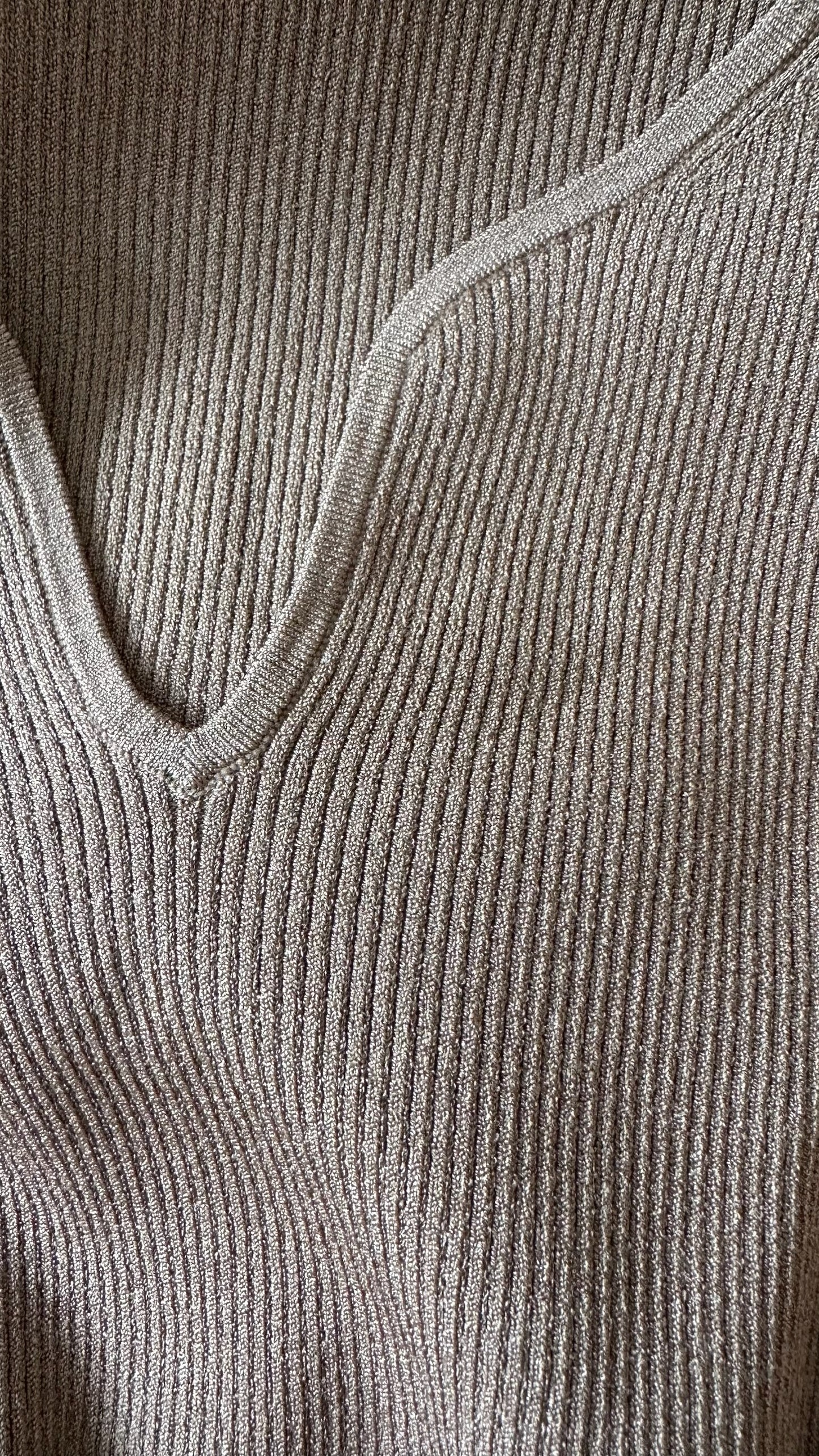& other stories brown mocha knitted top jumper small UK 8-10 vgc w25
