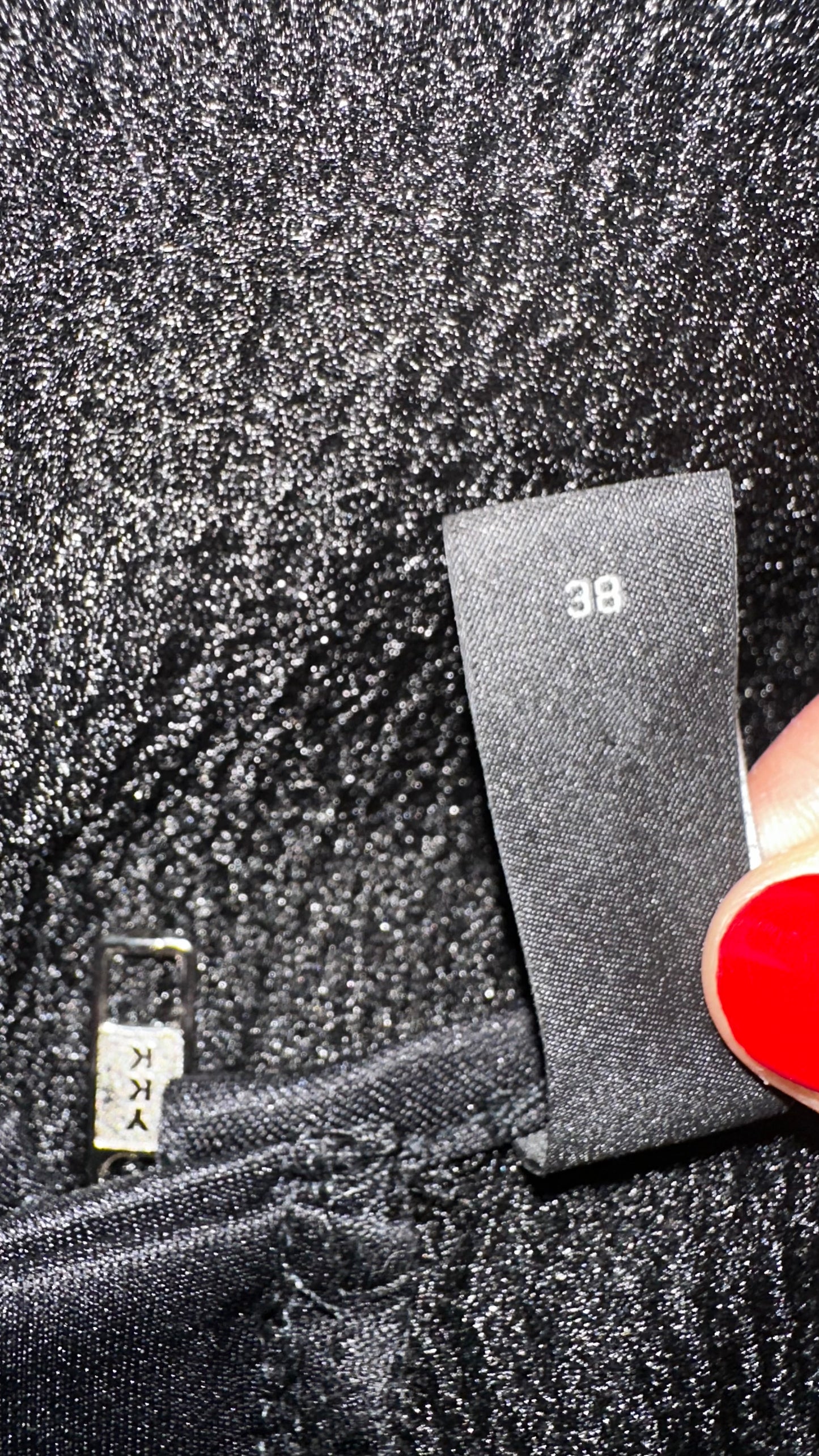 YAS black mesh mid length dress event small UK 10 races vgc