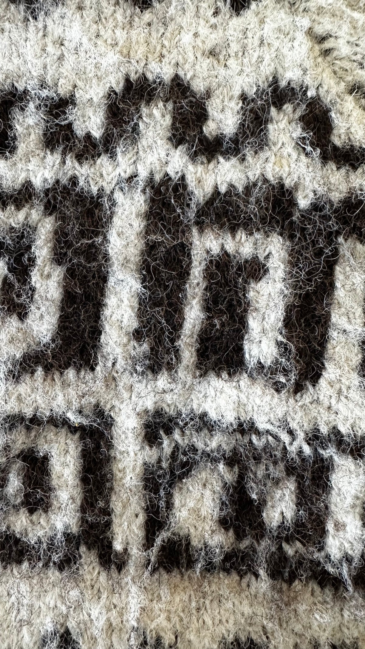 Damson Madder cream brown chunky knit cardigan jumper knitted oversized UK 12-14 vgc