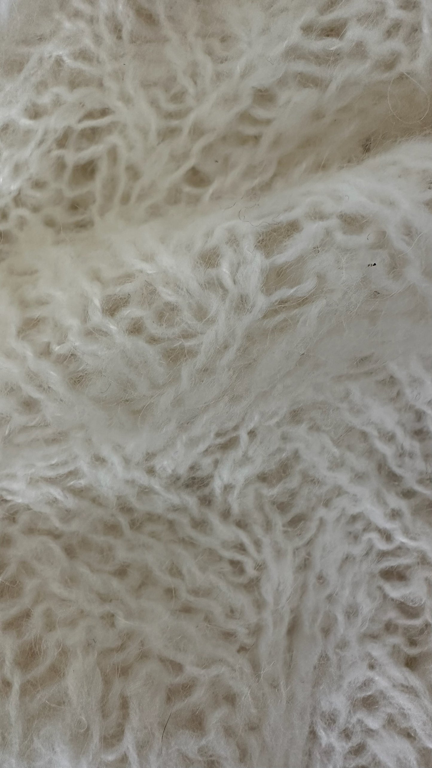 Numph @ Anthropologie white cream crochet knitted jumper medium UK 10 vgc w25