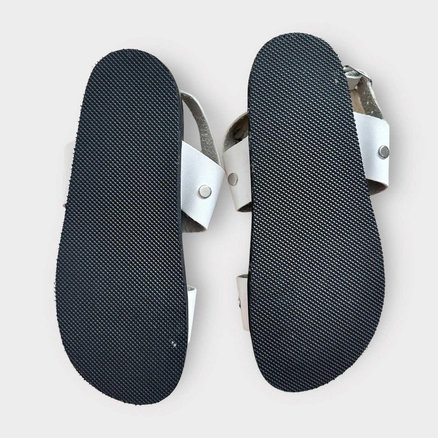 Office white studded sliders sandals EU 38 UK 5 new bnwot