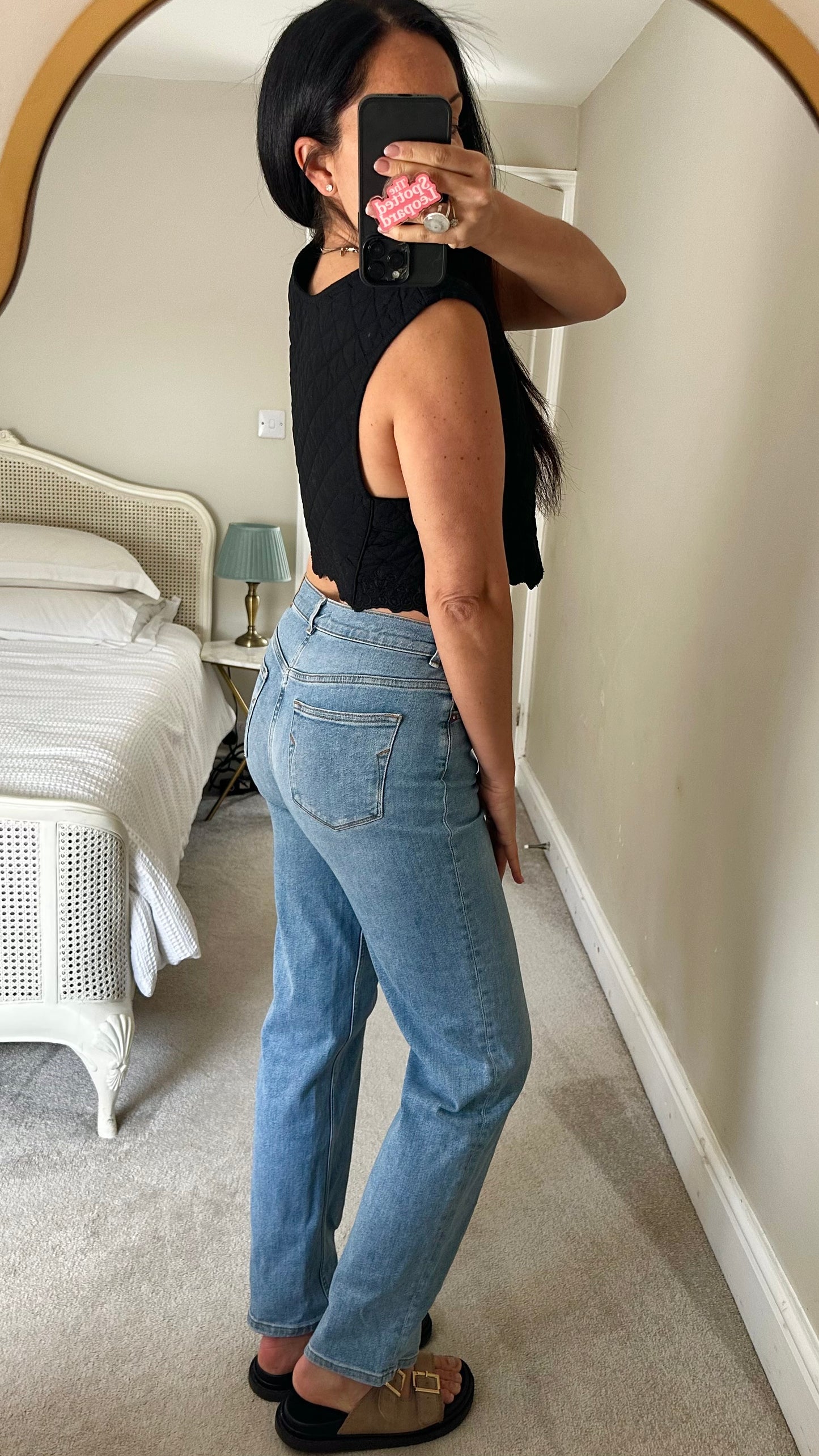 Selected Femme @ Anthropologie light blue straight leg jeans small UK 10-12 W30 L32 vgc