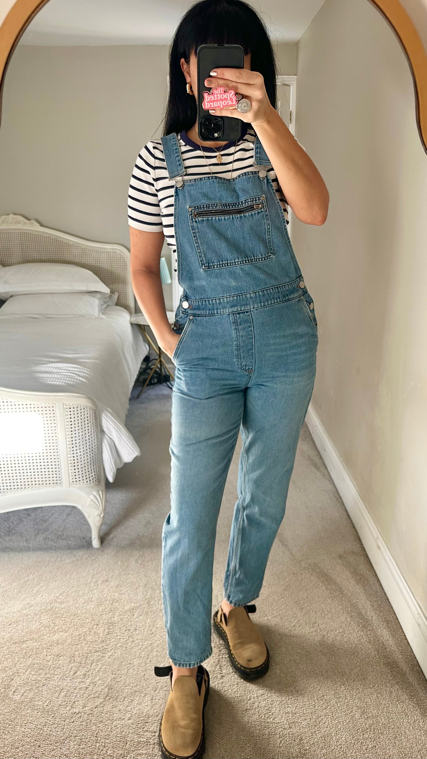 Whistles light blue denim dungarees playsuit jumpsuit small UK 8-10 vgc