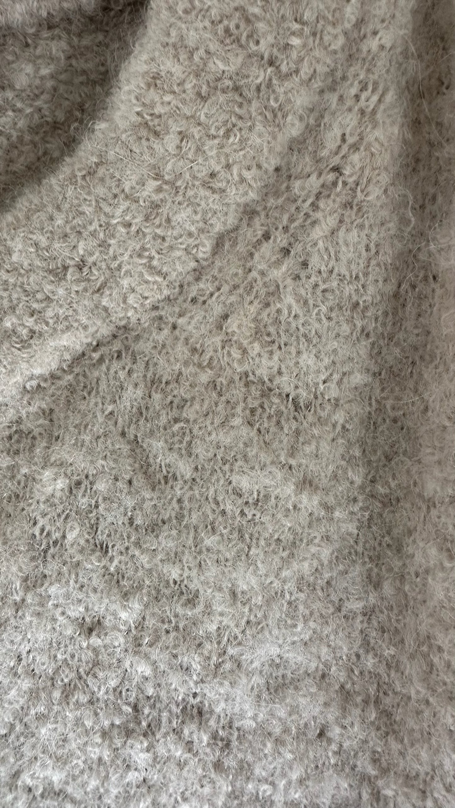 & other stories beige cream alpaca blend knitted wool jumper medium UK 10-12 vgc w25