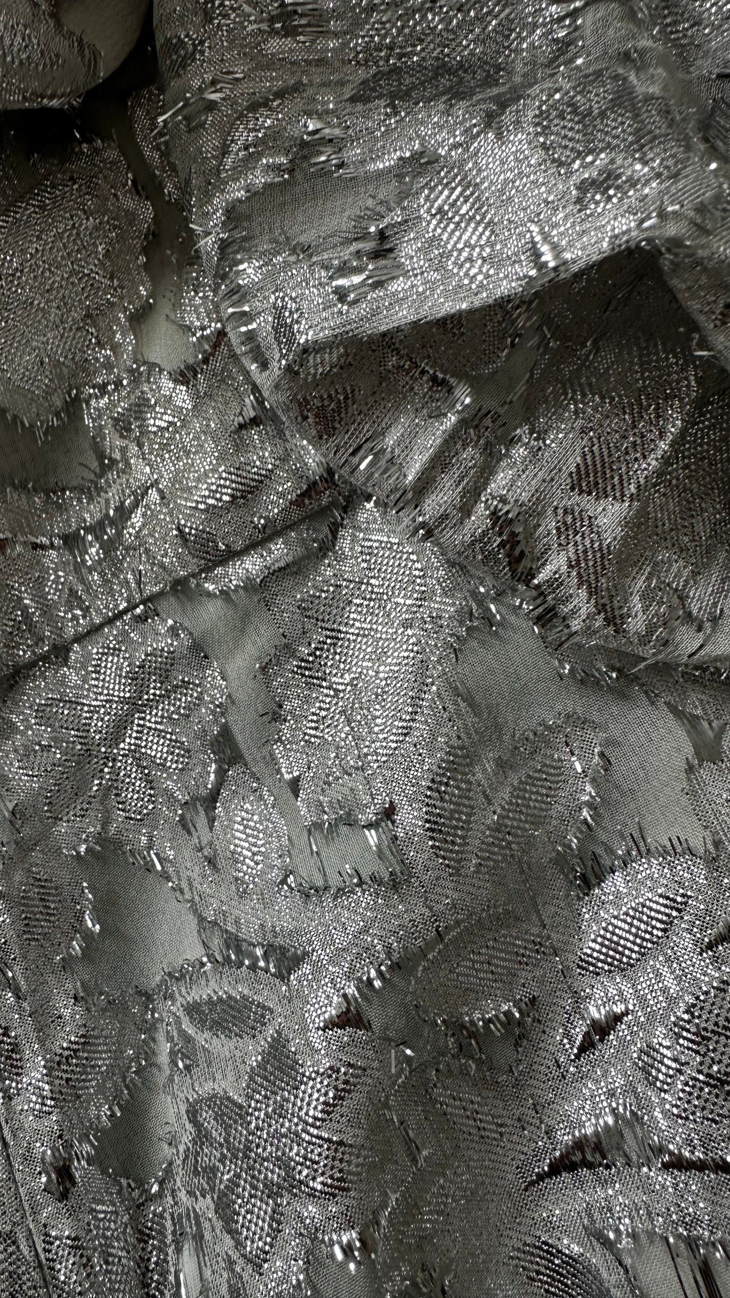 Warehouse silver metallic maxi long dress small UK 10 vgc even wedding