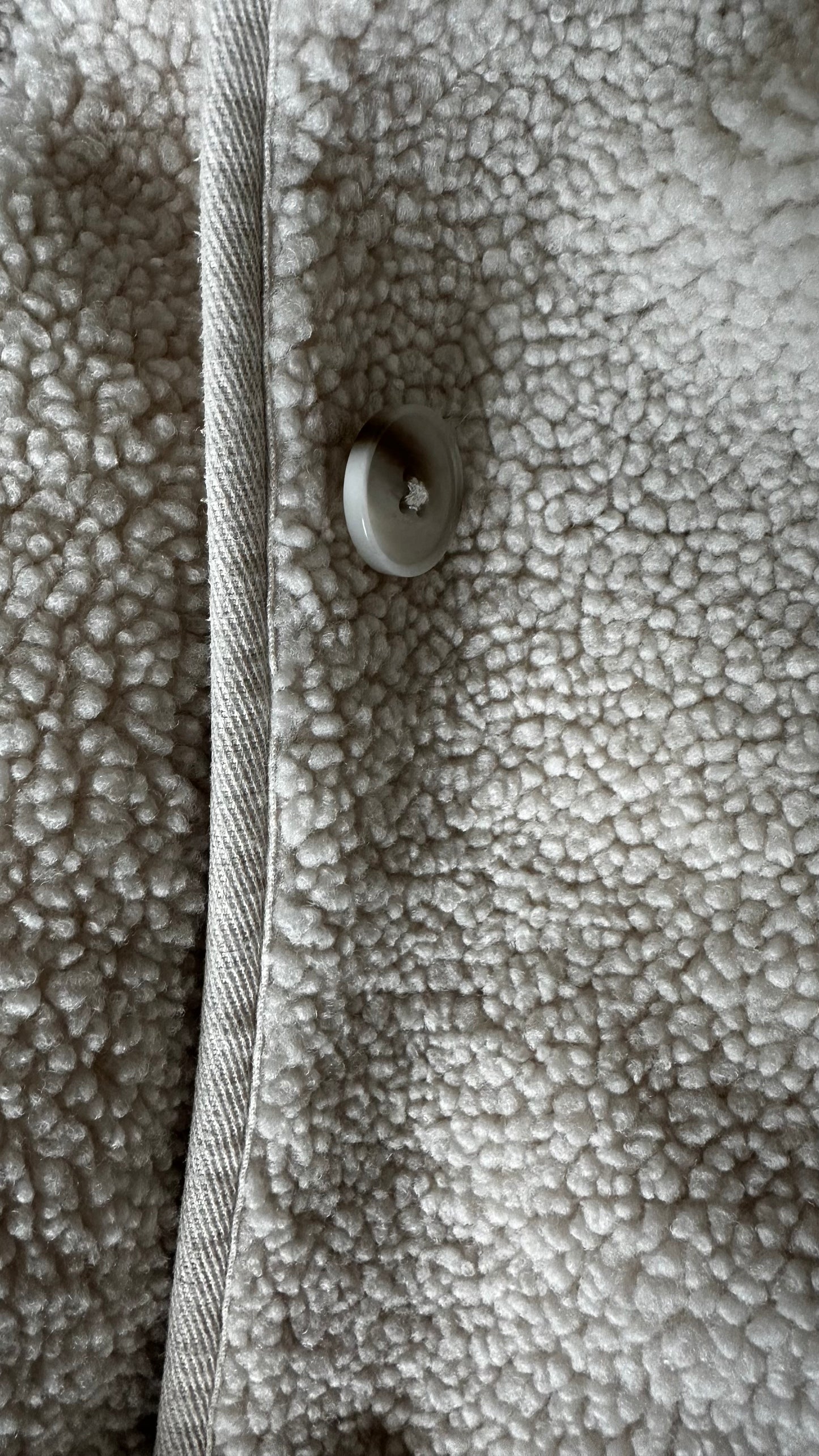 Nobody’s Child cream teddy Borg coat jacket medium UK 12-14 new