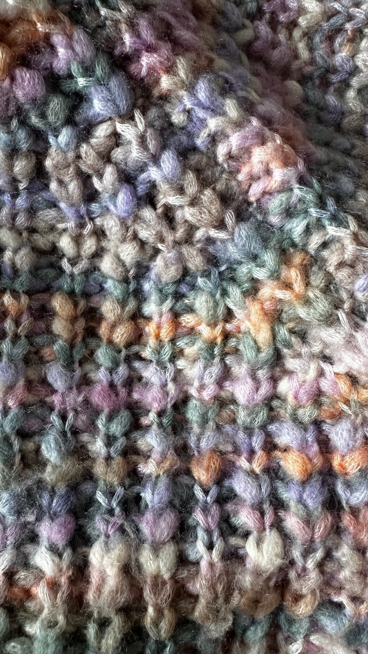 HUSH lilac orange green pink multicolour chunky knit jumper small UK 8-10 vgc XMS25