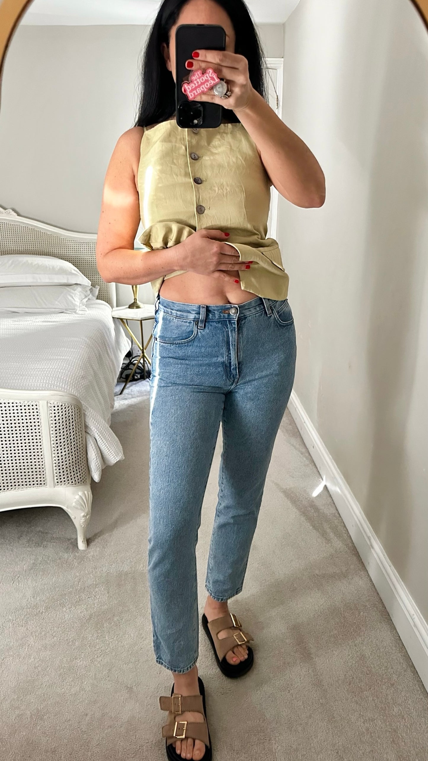 & Other stories light blue denim jeans Small S UK 10 waist 29 as new condition