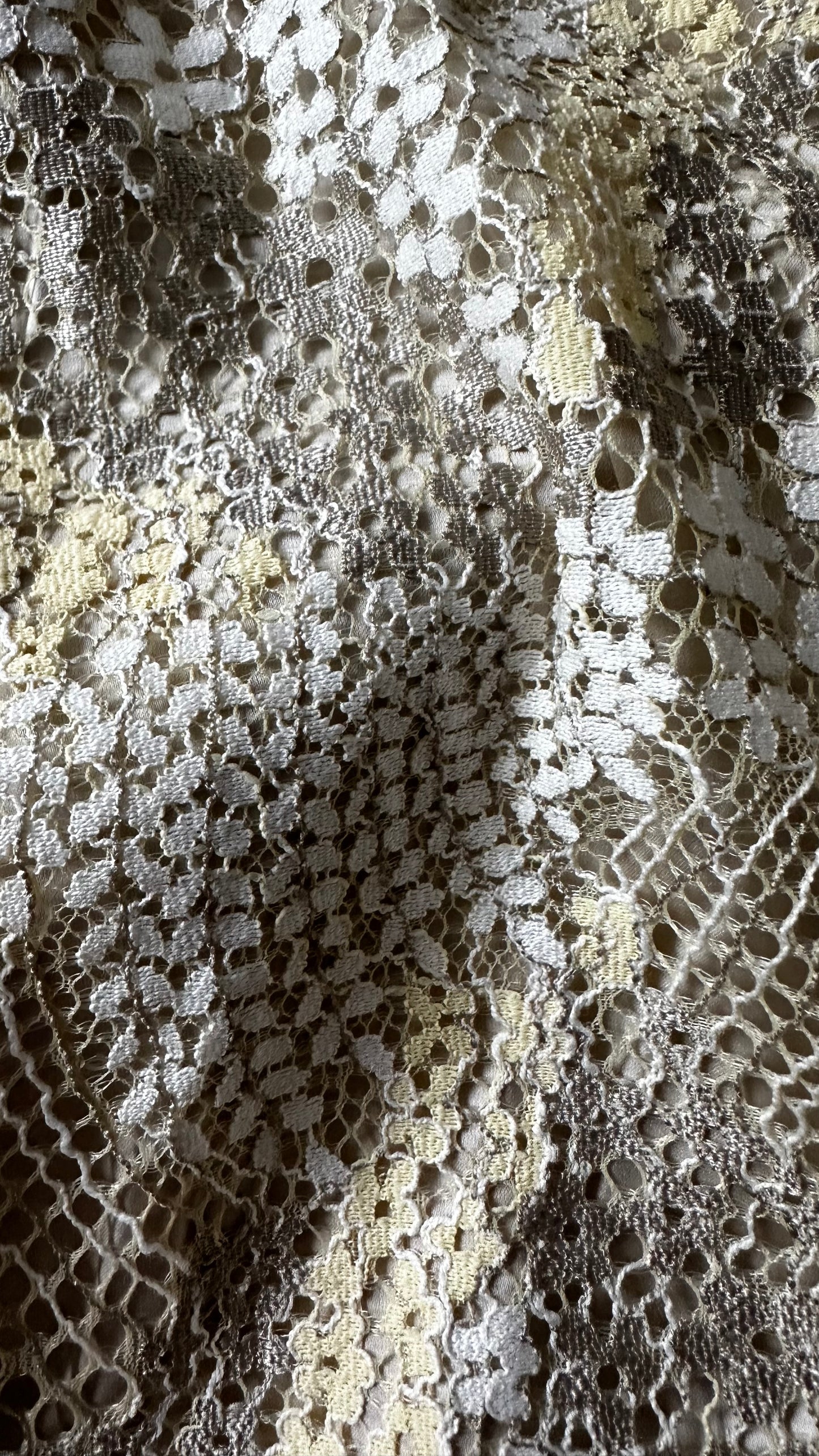 Selected Femme butter yellow cream lace maxi event occasion skirt medium large UK 12 new bnwt